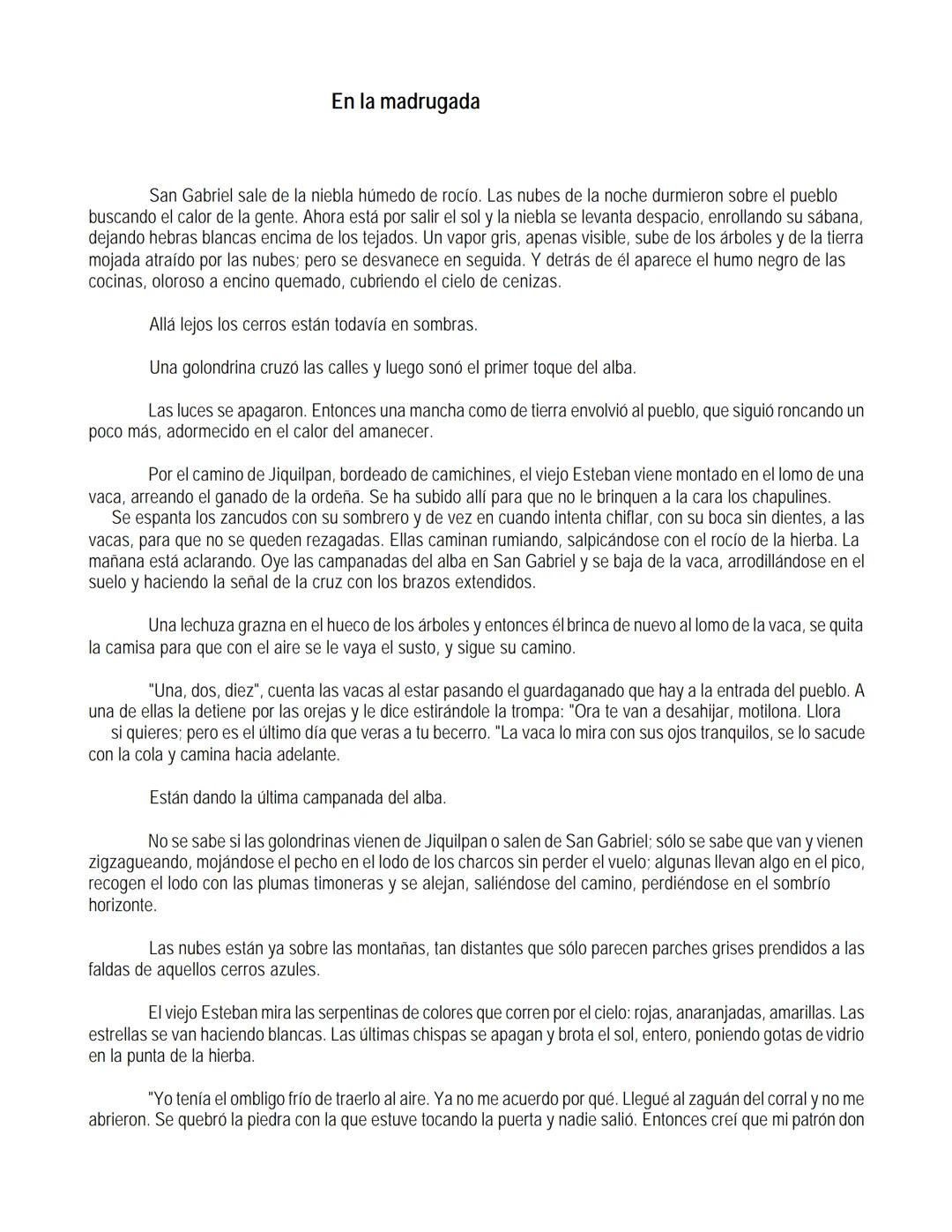 EL LLANO EN LLAMAS
Juan Rulfo --- OCR Start ---
Vuelvo hacia todos lados y miro el Llano. Tanta y tamaña tierra para nada. Se le resbalan a
