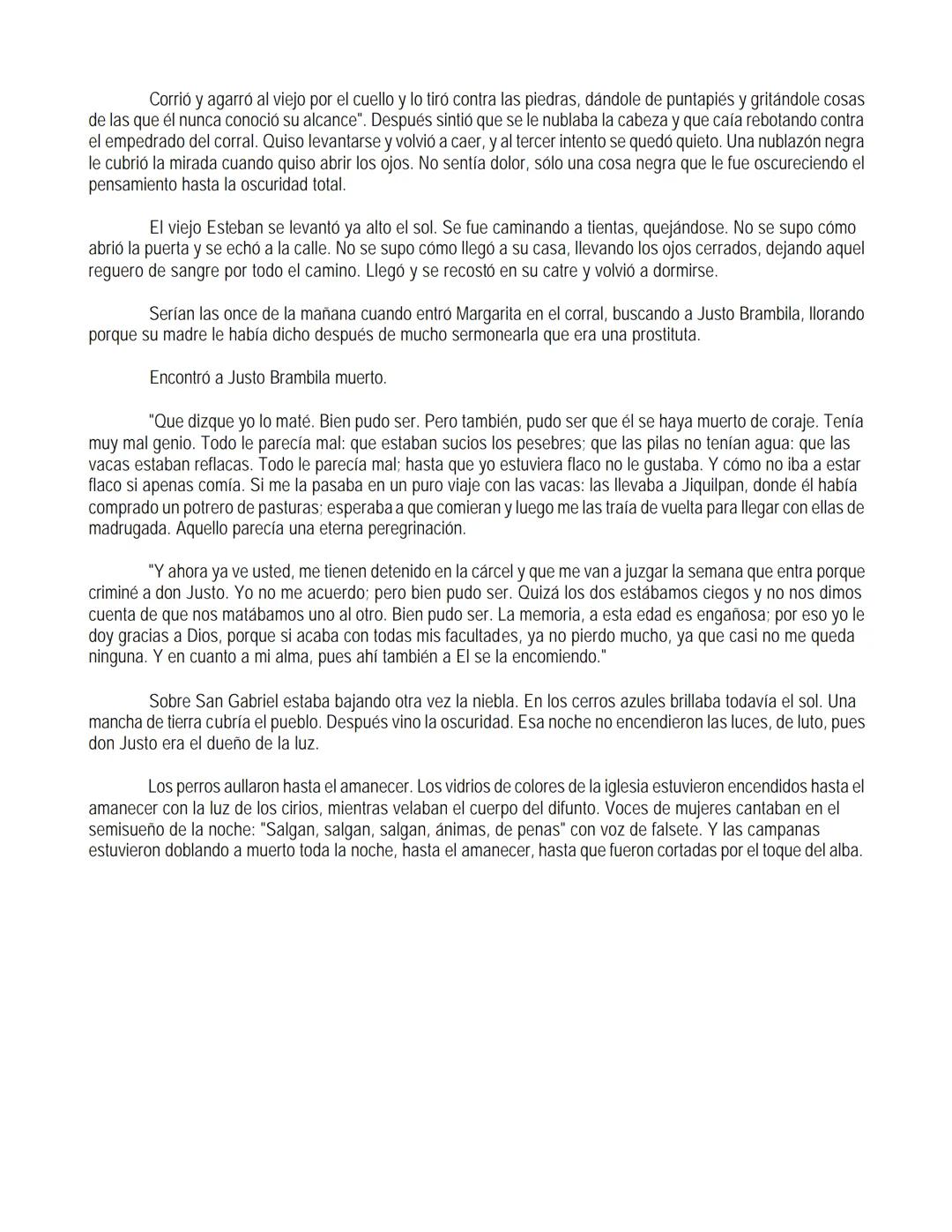 EL LLANO EN LLAMAS
Juan Rulfo --- OCR Start ---
Vuelvo hacia todos lados y miro el Llano. Tanta y tamaña tierra para nada. Se le resbalan a