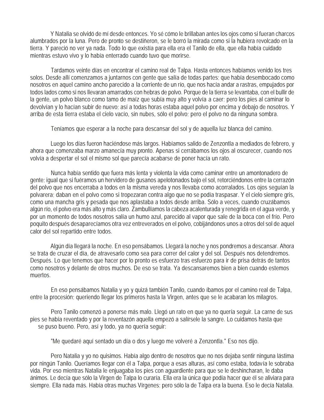 EL LLANO EN LLAMAS
Juan Rulfo --- OCR Start ---
Vuelvo hacia todos lados y miro el Llano. Tanta y tamaña tierra para nada. Se le resbalan a