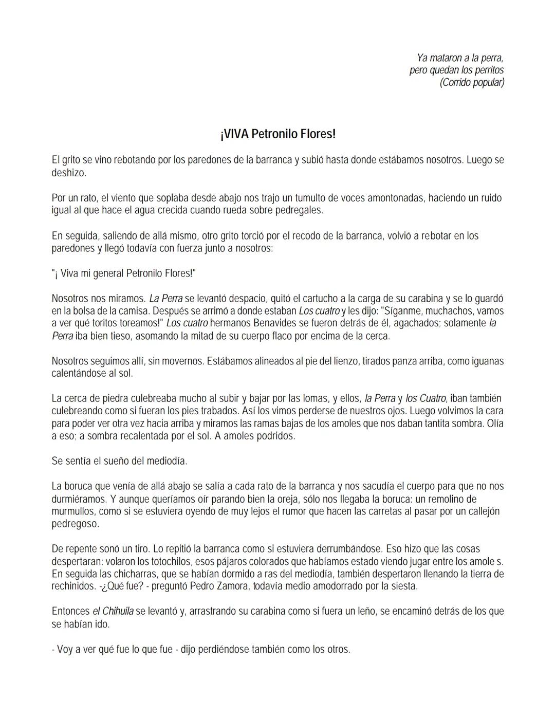 EL LLANO EN LLAMAS
Juan Rulfo --- OCR Start ---
Vuelvo hacia todos lados y miro el Llano. Tanta y tamaña tierra para nada. Se le resbalan a