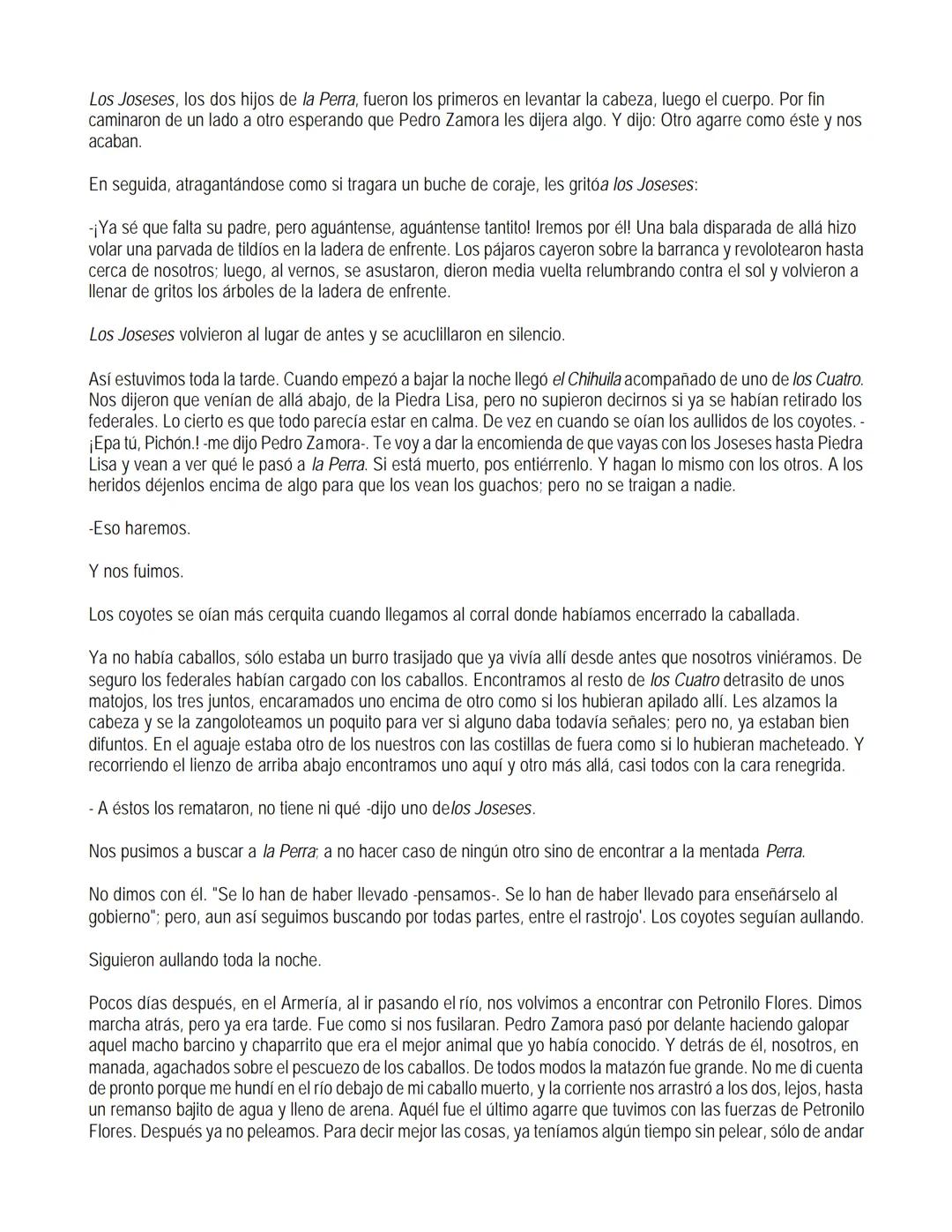 EL LLANO EN LLAMAS
Juan Rulfo --- OCR Start ---
Vuelvo hacia todos lados y miro el Llano. Tanta y tamaña tierra para nada. Se le resbalan a