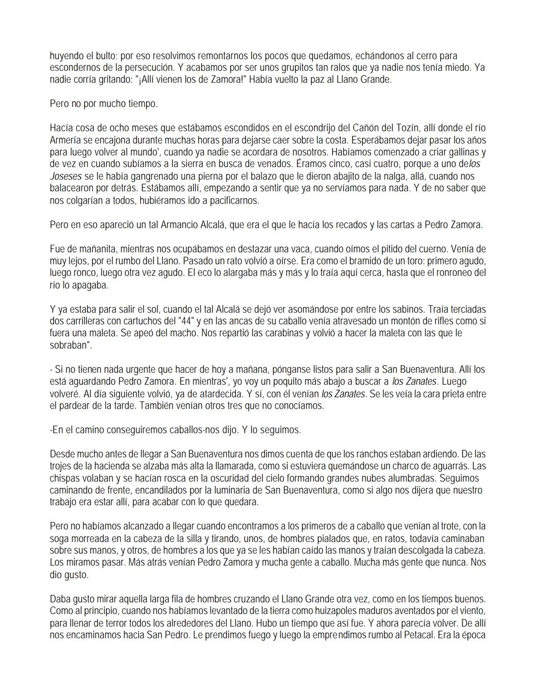 EL LLANO EN LLAMAS
Juan Rulfo --- OCR Start ---
Vuelvo hacia todos lados y miro el Llano. Tanta y tamaña tierra para nada. Se le resbalan a