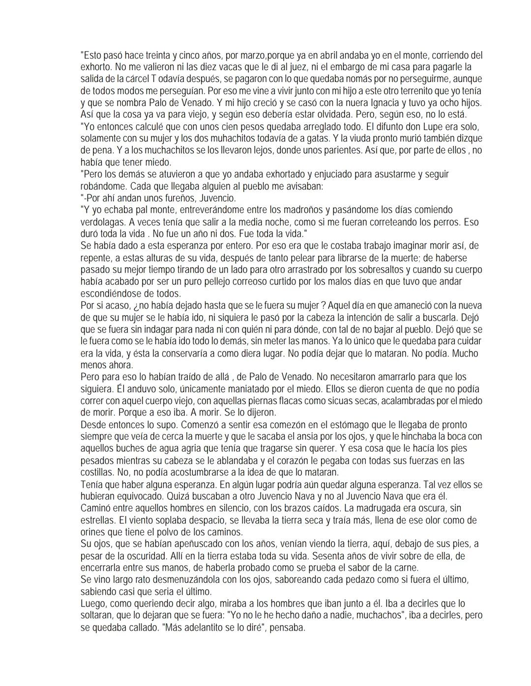 EL LLANO EN LLAMAS
Juan Rulfo --- OCR Start ---
Vuelvo hacia todos lados y miro el Llano. Tanta y tamaña tierra para nada. Se le resbalan a