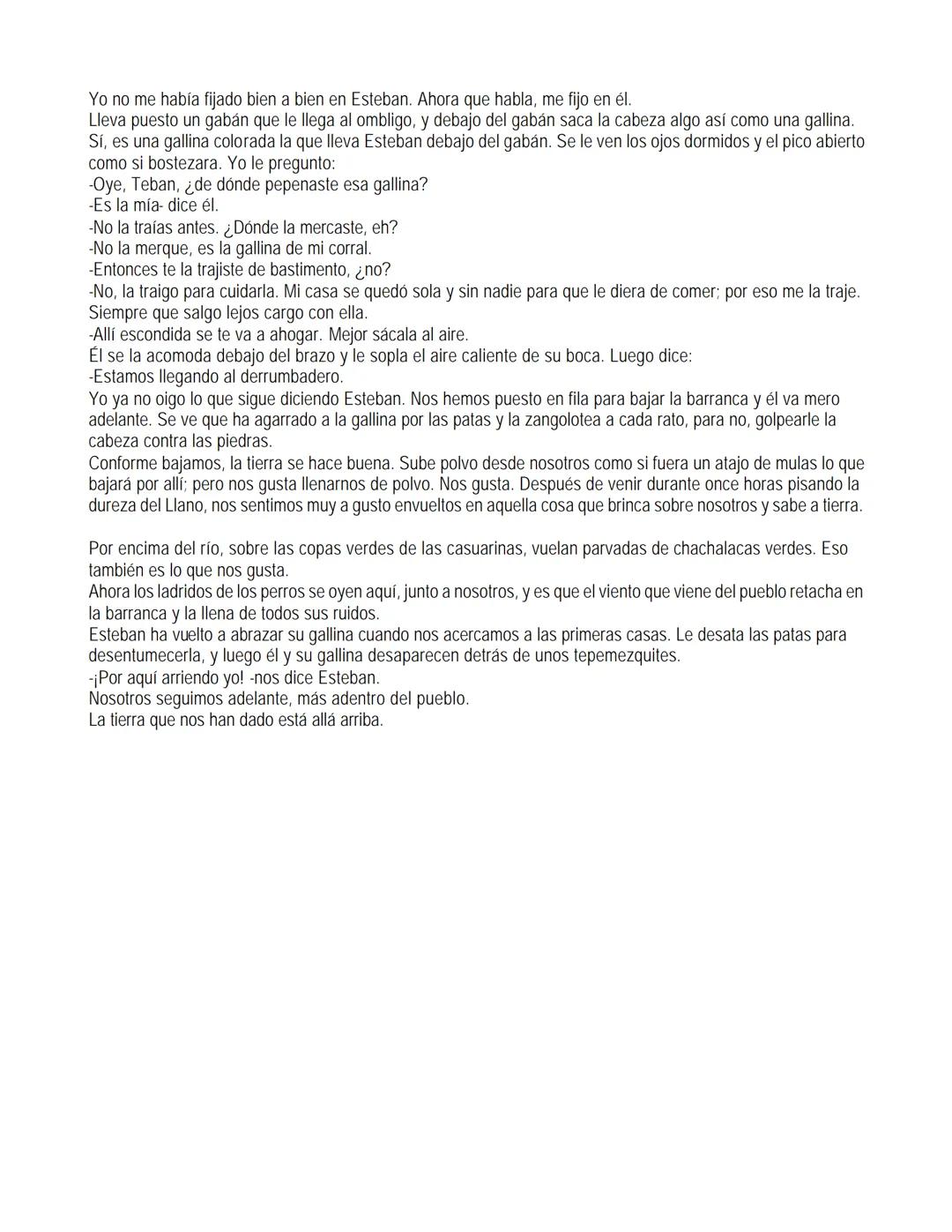 EL LLANO EN LLAMAS
Juan Rulfo --- OCR Start ---
Vuelvo hacia todos lados y miro el Llano. Tanta y tamaña tierra para nada. Se le resbalan a