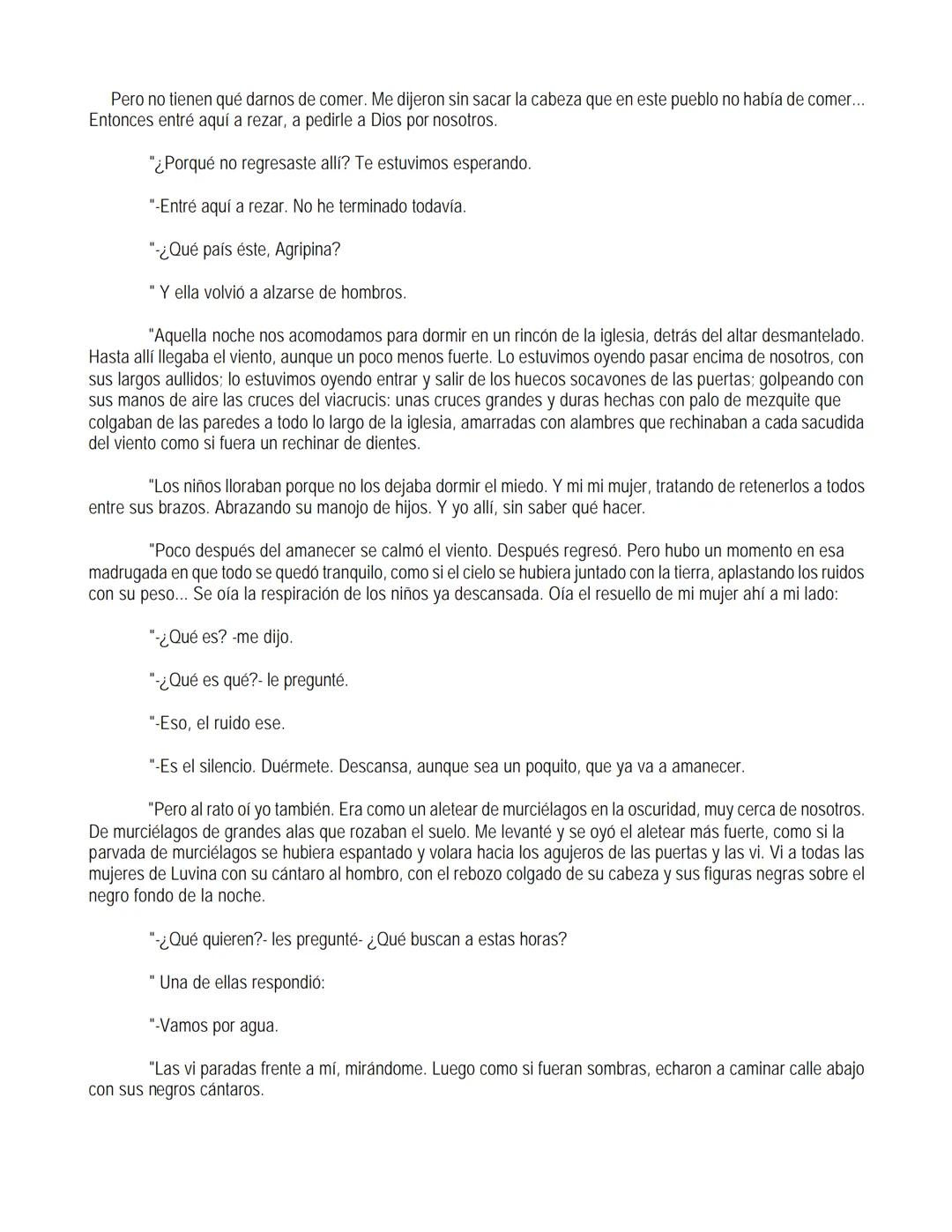 EL LLANO EN LLAMAS
Juan Rulfo --- OCR Start ---
Vuelvo hacia todos lados y miro el Llano. Tanta y tamaña tierra para nada. Se le resbalan a