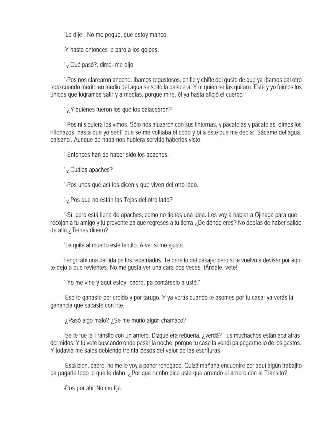 EL LLANO EN LLAMAS
Juan Rulfo --- OCR Start ---
Vuelvo hacia todos lados y miro el Llano. Tanta y tamaña tierra para nada. Se le resbalan a