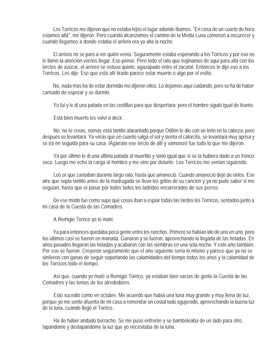 EL LLANO EN LLAMAS
Juan Rulfo --- OCR Start ---
Vuelvo hacia todos lados y miro el Llano. Tanta y tamaña tierra para nada. Se le resbalan a
