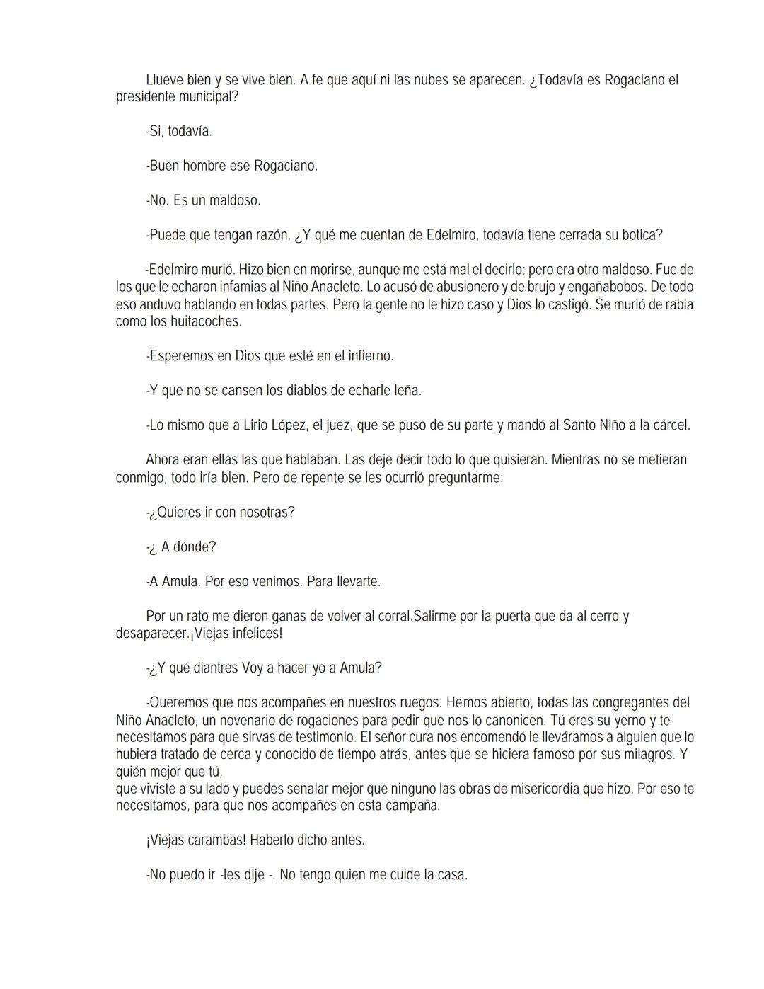 EL LLANO EN LLAMAS
Juan Rulfo --- OCR Start ---
Vuelvo hacia todos lados y miro el Llano. Tanta y tamaña tierra para nada. Se le resbalan a