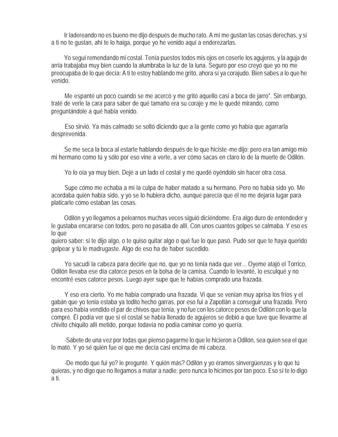 EL LLANO EN LLAMAS
Juan Rulfo --- OCR Start ---
Vuelvo hacia todos lados y miro el Llano. Tanta y tamaña tierra para nada. Se le resbalan a