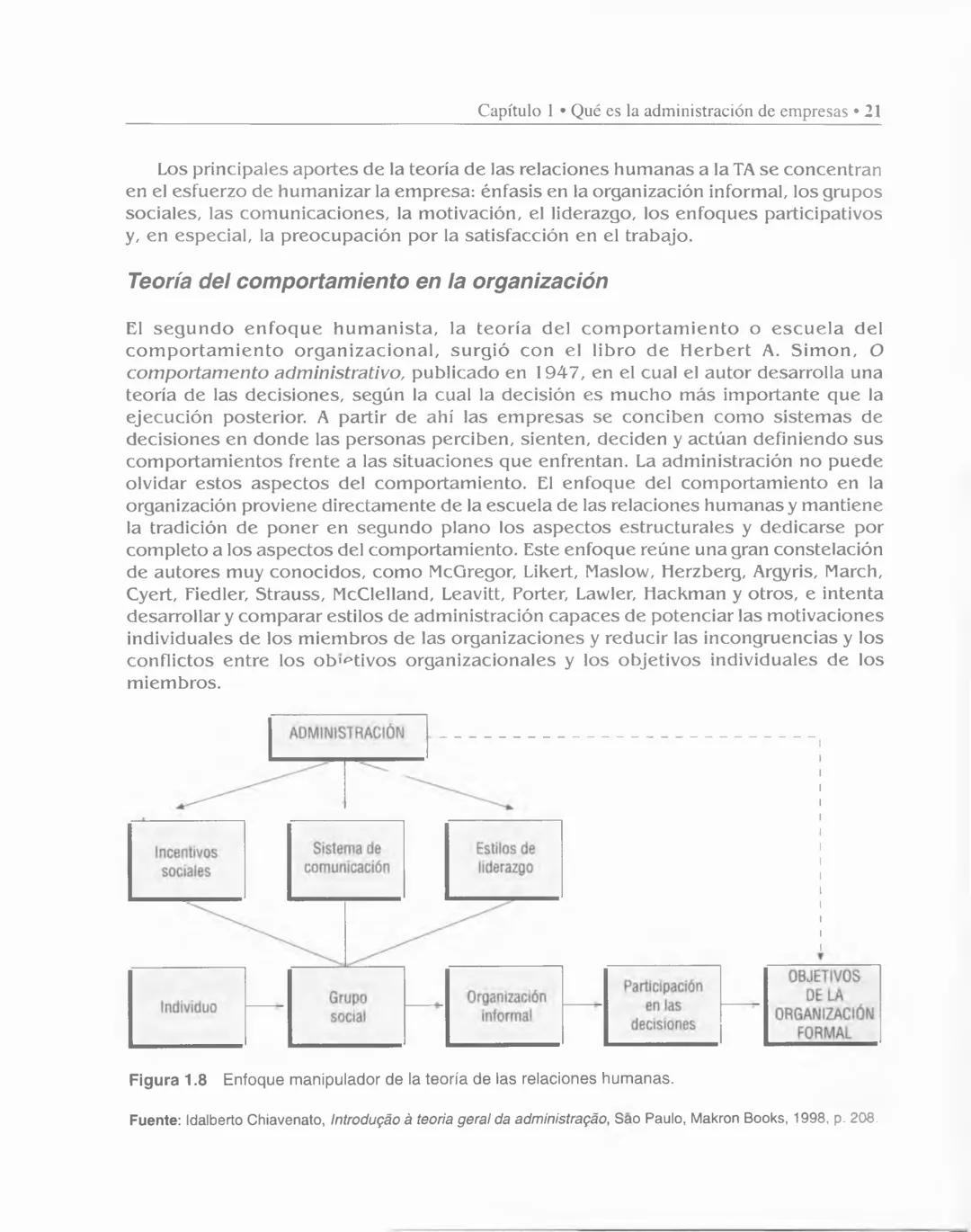 # CAPÍTULO
# 1
# Qué es la administración
# de empresas
Objetivos
* Presentar un concepto amplio de administración.
* Trazar el rec