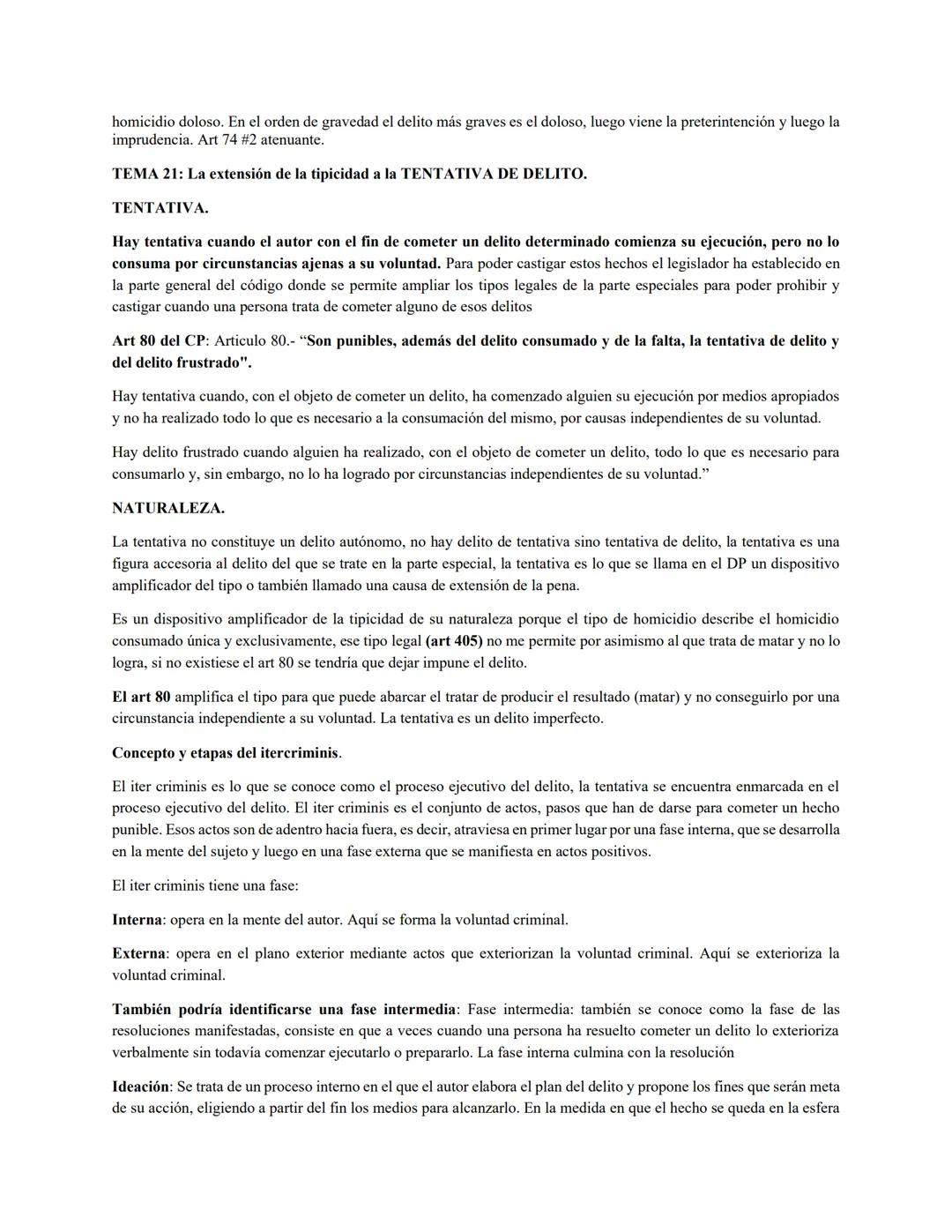 GUIA DE ESTUDIO SEGUNDO PARCIAL DERECHO PENAL.
TEMA 13: Introducción a la Teoría del Delito.
I. Generalidades: Cuando se entra al estudio de