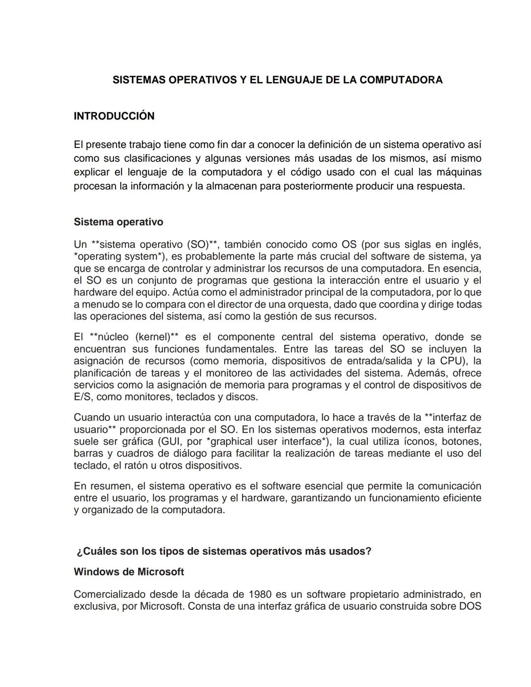 --- OCR Start ---
INTRODUCCIÓN A LAS COMPUTADORAS Y A LOS LENGUAJES DE
PROGRAMACIÓN
INTRODUCCIÓN
La computadora es un dispositivo electrónic
