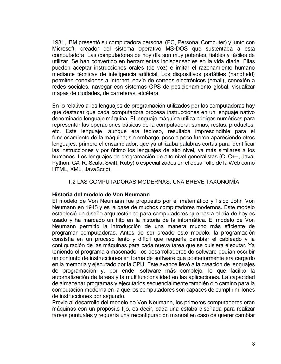 --- OCR Start ---
INTRODUCCIÓN A LAS COMPUTADORAS Y A LOS LENGUAJES DE
PROGRAMACIÓN
INTRODUCCIÓN
La computadora es un dispositivo electrónic