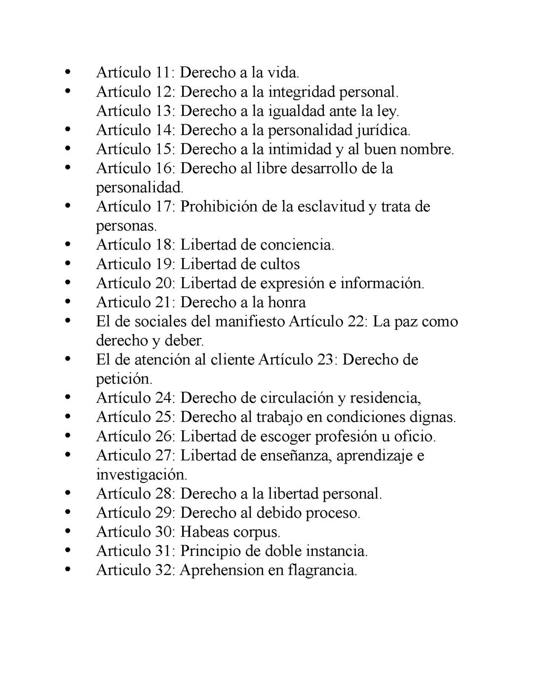 Derechos fundamentales