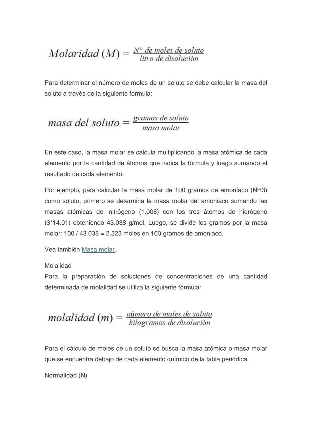 # Concentración química
La concentración química determina la proporción de soluto y solvente en
una solución química.
La concentración qu
