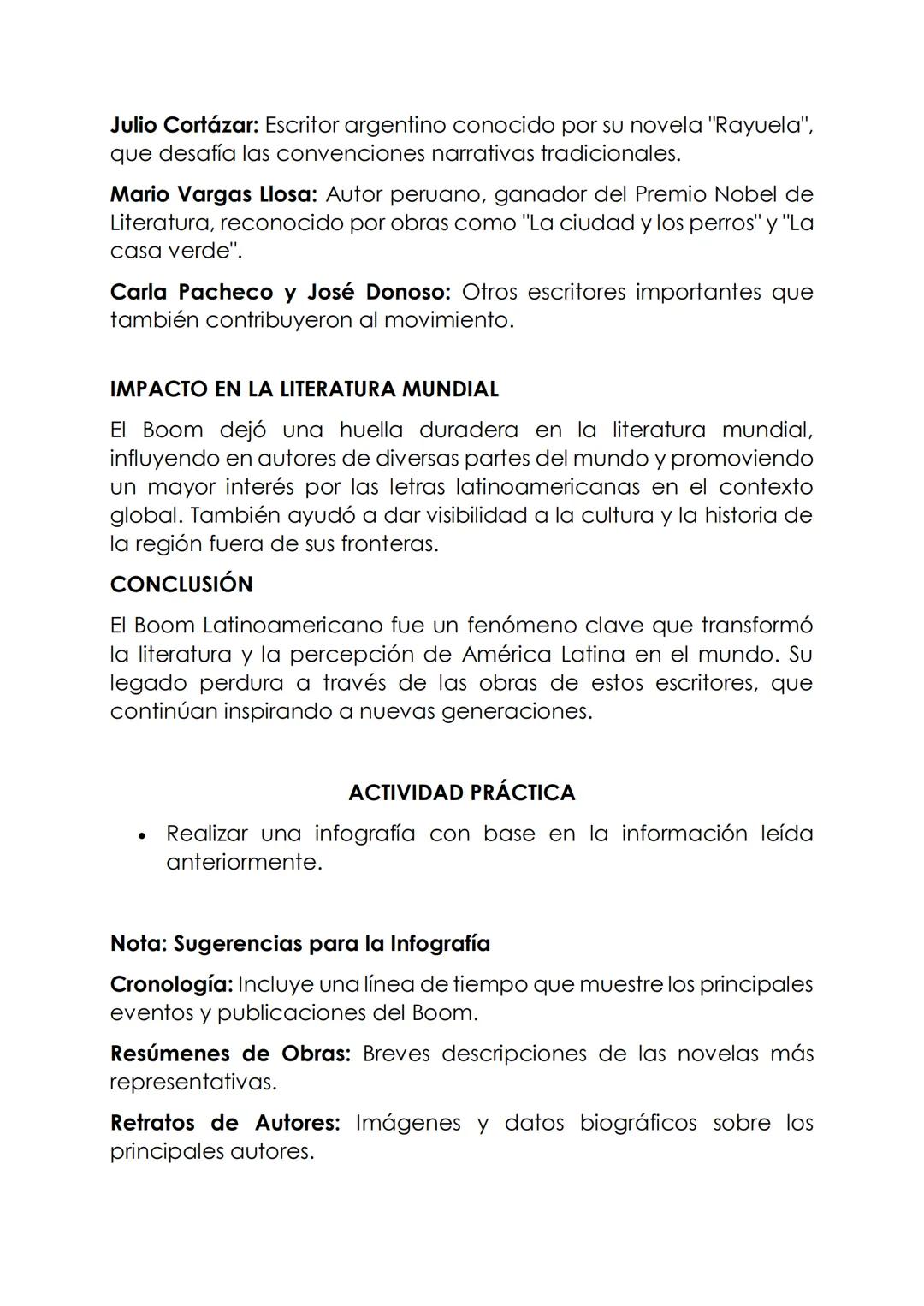 # EL BOOM LATINOAMERICANO
## INTRODUCCIÓN
El Boom Latinoamericano fue un periodo de esplendor en la
narrativa de varios países de América