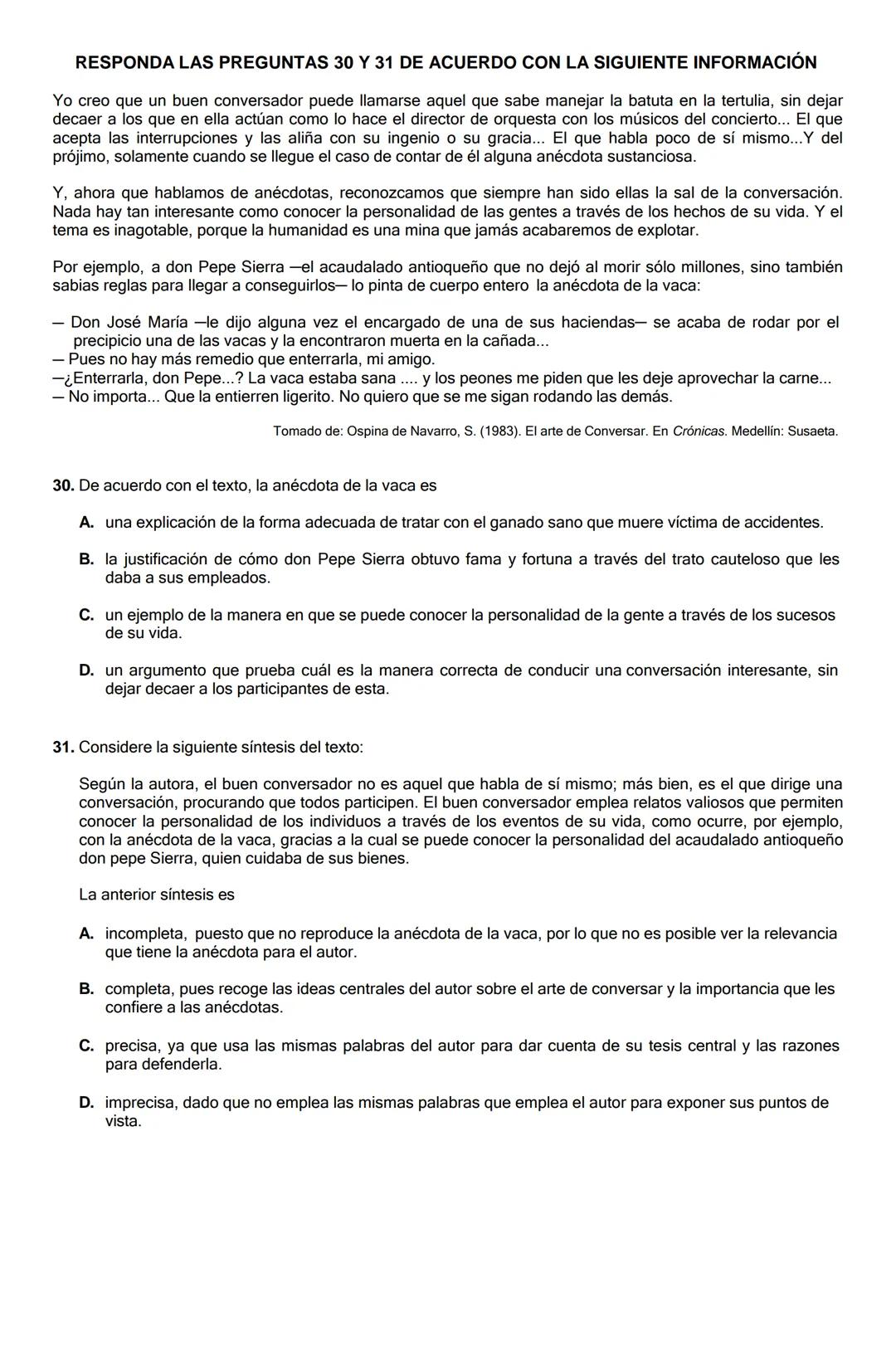 GUIA DE REFUERZO TIPO ICFES.
ASIGNATURAS: LECTURA CRITICA.
SOCIALES Y CIUDADANAS.
CIENCIAS NATURALES.
INFORMACION IMPORTANTE: No se debe pas