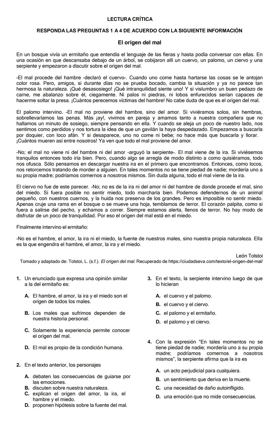 GUIA DE REFUERZO TIPO ICFES.
ASIGNATURAS: LECTURA CRITICA.
SOCIALES Y CIUDADANAS.
CIENCIAS NATURALES.
INFORMACION IMPORTANTE: No se debe pas