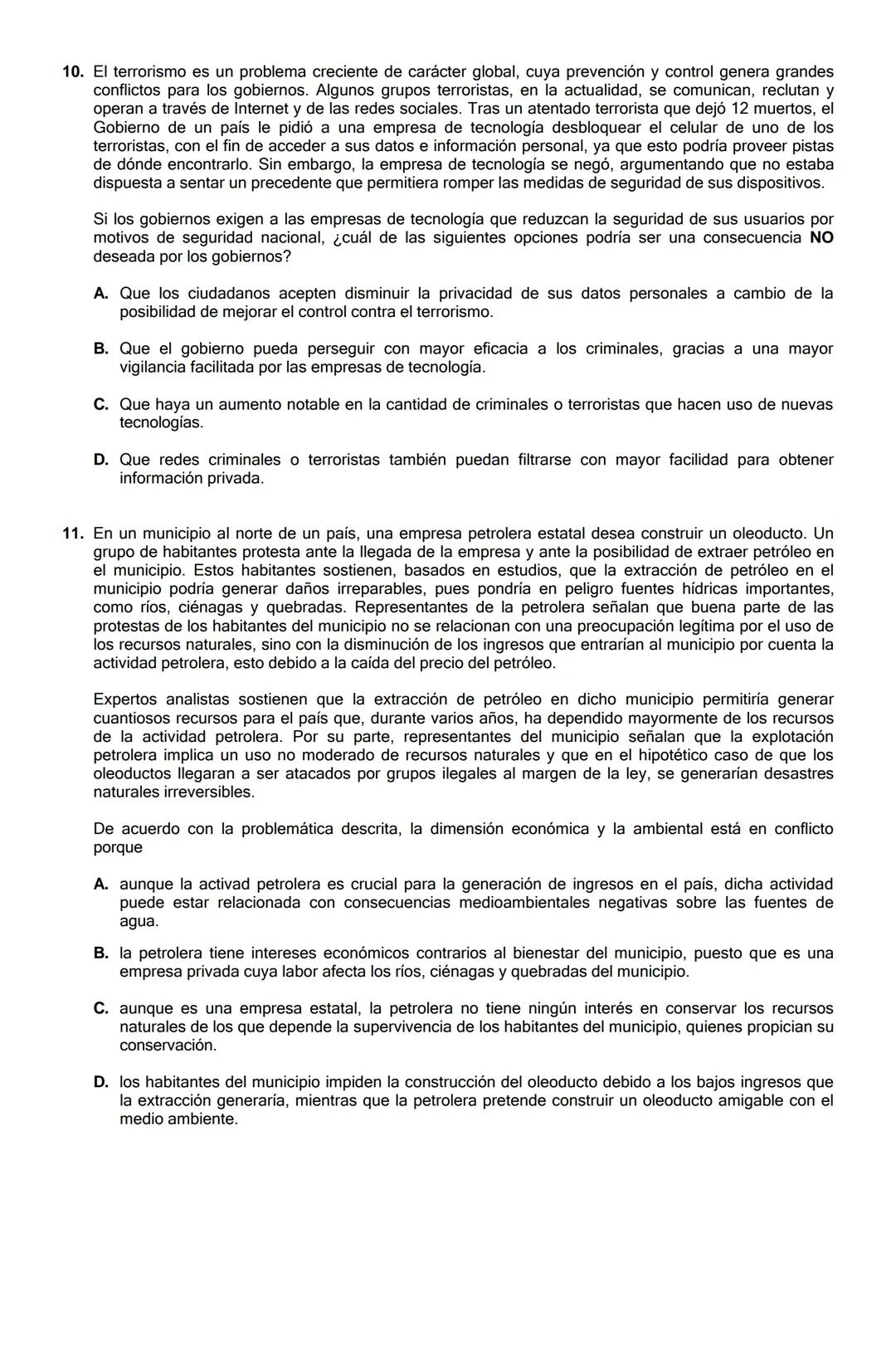 GUIA DE REFUERZO TIPO ICFES.
ASIGNATURAS: LECTURA CRITICA.
SOCIALES Y CIUDADANAS.
CIENCIAS NATURALES.
INFORMACION IMPORTANTE: No se debe pas
