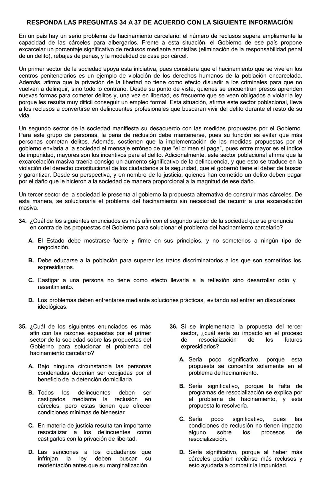 GUIA DE REFUERZO TIPO ICFES.
ASIGNATURAS: LECTURA CRITICA.
SOCIALES Y CIUDADANAS.
CIENCIAS NATURALES.
INFORMACION IMPORTANTE: No se debe pas