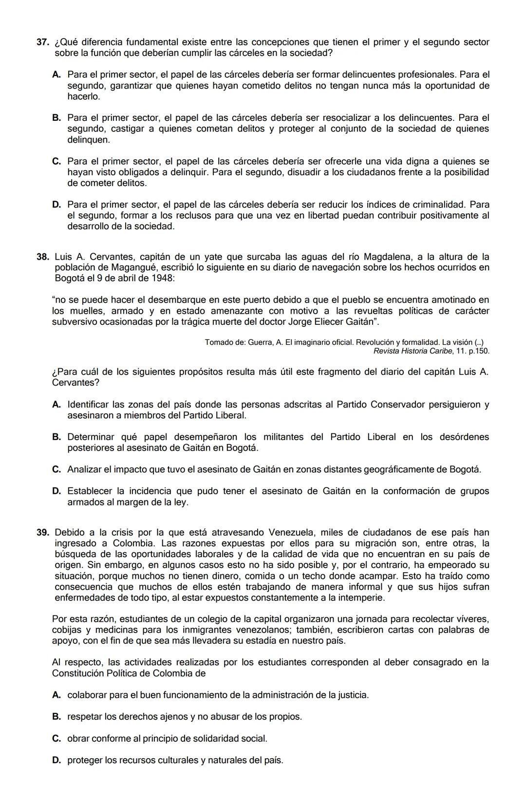 GUIA DE REFUERZO TIPO ICFES.
ASIGNATURAS: LECTURA CRITICA.
SOCIALES Y CIUDADANAS.
CIENCIAS NATURALES.
INFORMACION IMPORTANTE: No se debe pas