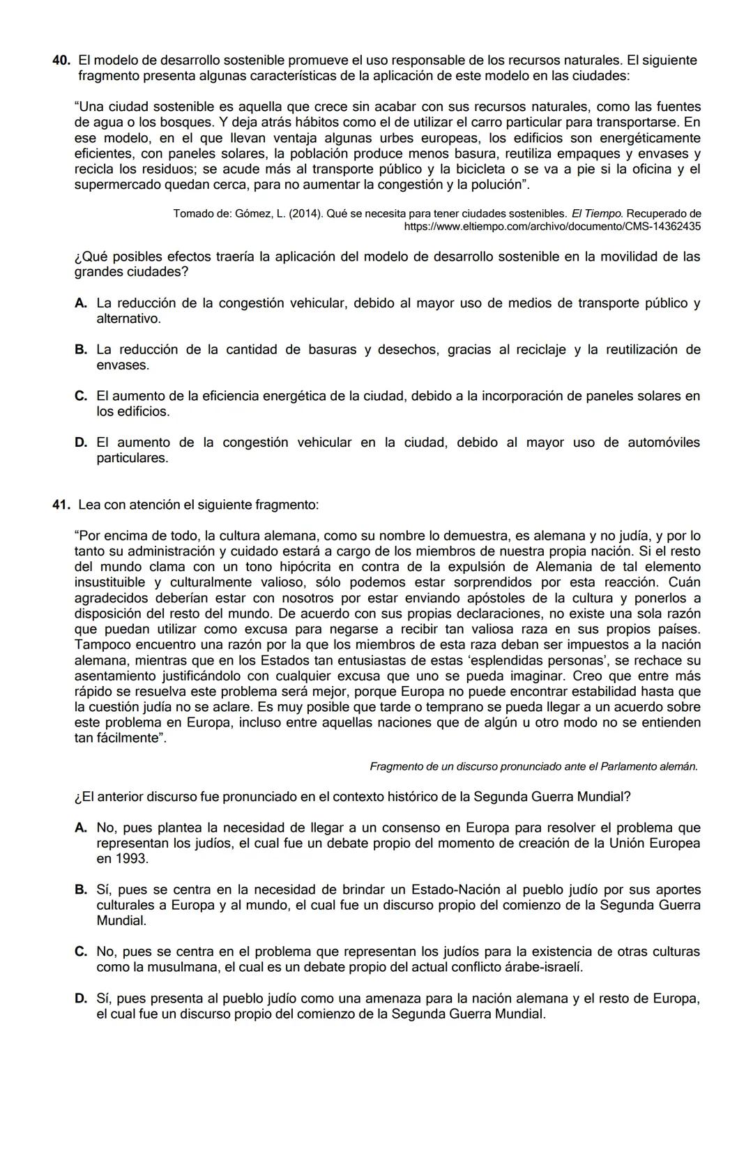 GUIA DE REFUERZO TIPO ICFES.
ASIGNATURAS: LECTURA CRITICA.
SOCIALES Y CIUDADANAS.
CIENCIAS NATURALES.
INFORMACION IMPORTANTE: No se debe pas