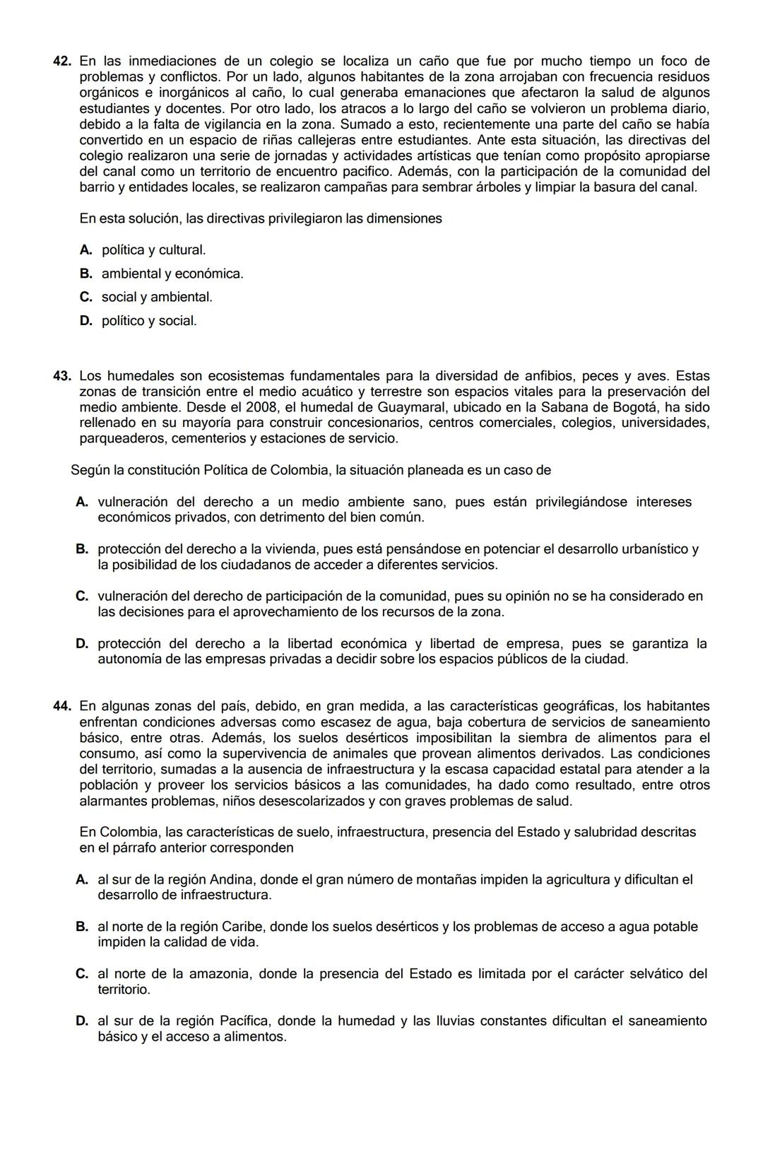 GUIA DE REFUERZO TIPO ICFES.
ASIGNATURAS: LECTURA CRITICA.
SOCIALES Y CIUDADANAS.
CIENCIAS NATURALES.
INFORMACION IMPORTANTE: No se debe pas