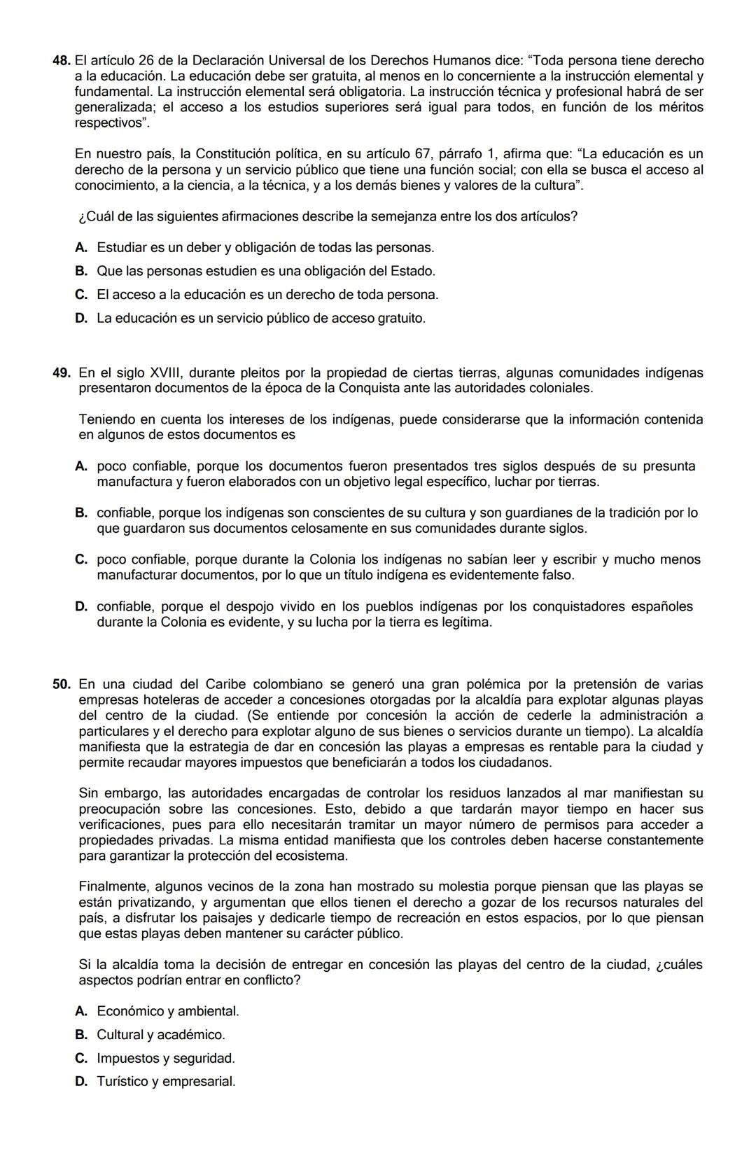 GUIA DE REFUERZO TIPO ICFES.
ASIGNATURAS: LECTURA CRITICA.
SOCIALES Y CIUDADANAS.
CIENCIAS NATURALES.
INFORMACION IMPORTANTE: No se debe pas