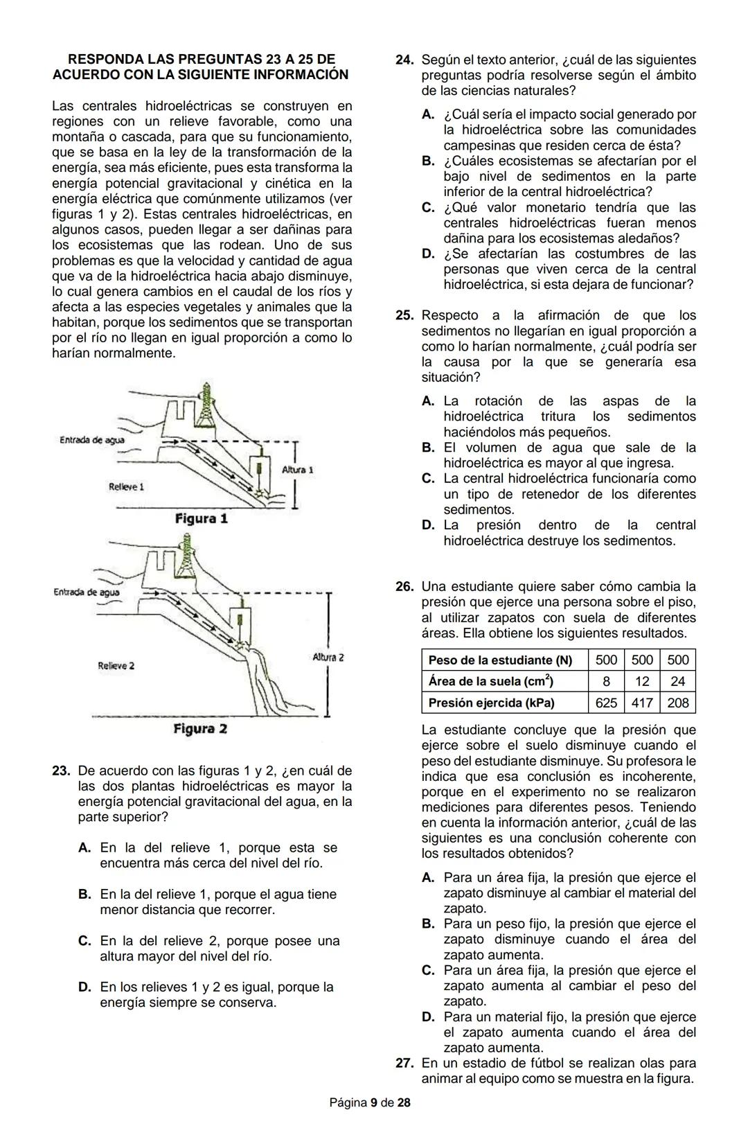 GUIA DE REFUERZO TIPO ICFES.
ASIGNATURAS: LECTURA CRITICA.
SOCIALES Y CIUDADANAS.
CIENCIAS NATURALES.
INFORMACION IMPORTANTE: No se debe pas