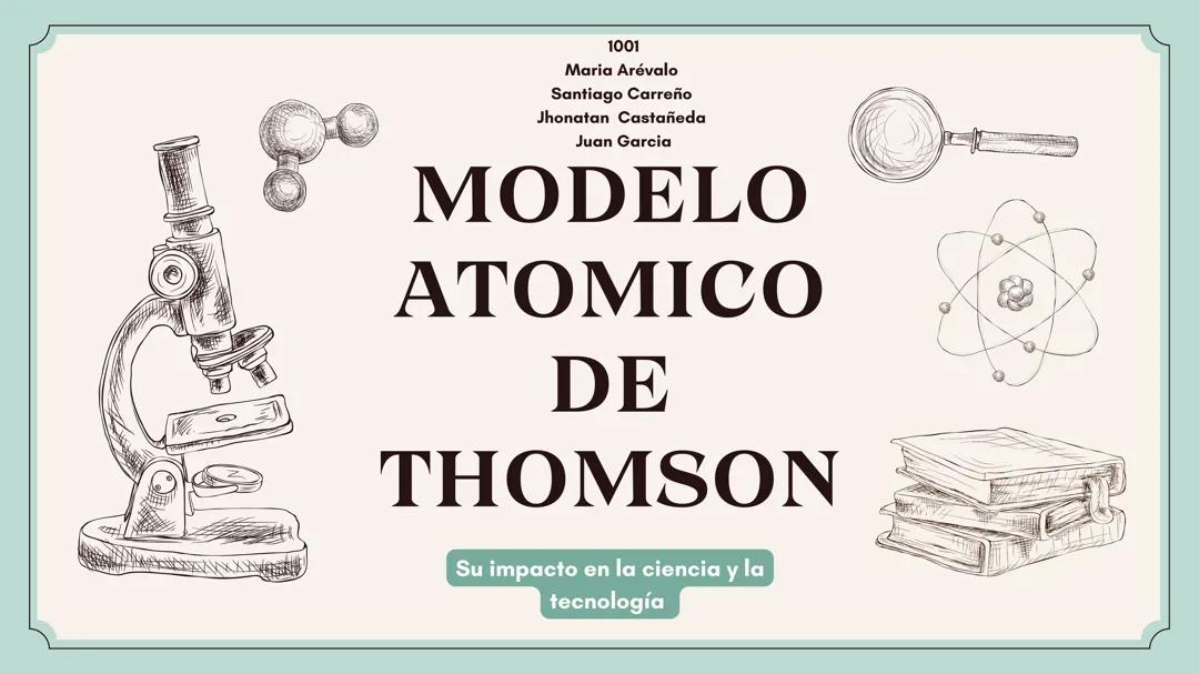Modelo atómico de Thomson