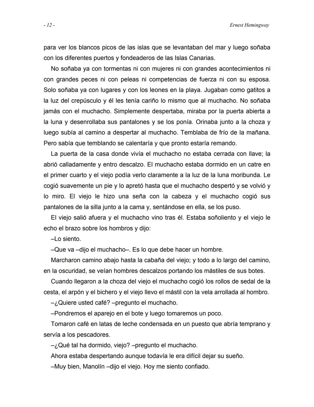 # El Viejo
y el mar
E. Hemingway
DANTE/QUINCENAL -2-
Ernest Hemingway
# EL VIEJO Y EL MAR
## Ernest Hemingway
Título original: The Ol