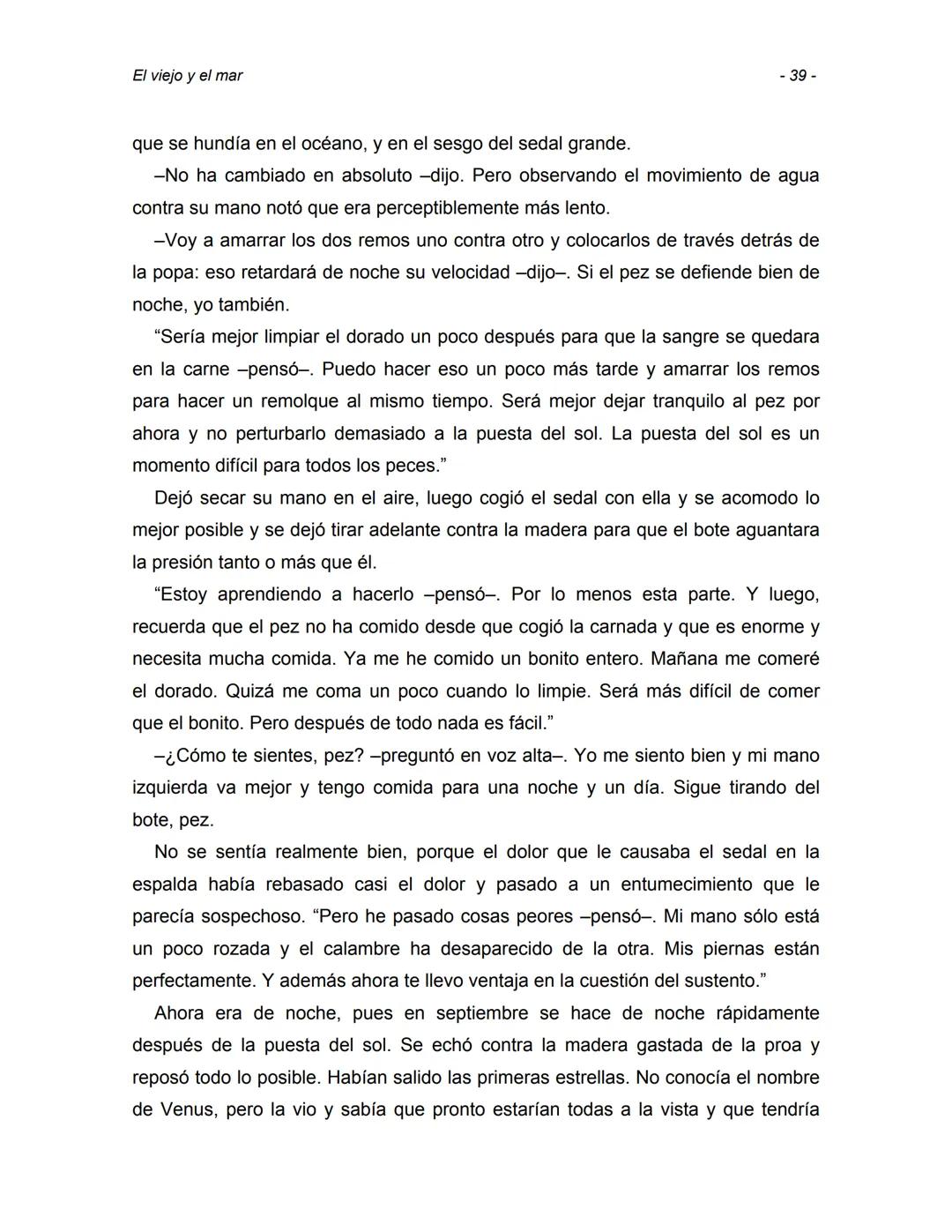 # El Viejo
y el mar
E. Hemingway
DANTE/QUINCENAL -2-
Ernest Hemingway
# EL VIEJO Y EL MAR
## Ernest Hemingway
Título original: The Ol