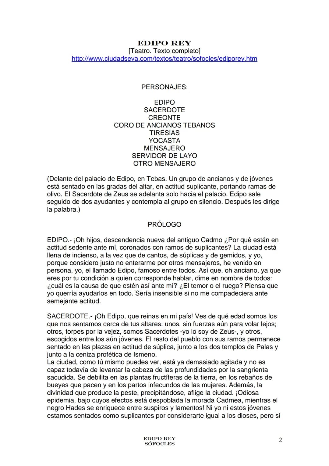 Edipo rey – página 2