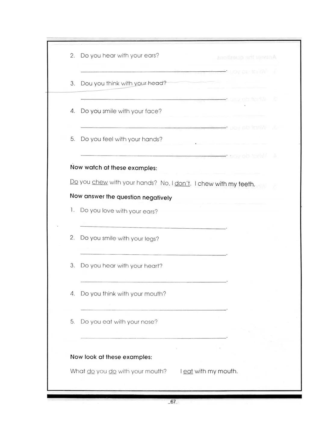 PART I
Lesson Eleven
Eleventh (11th) Lesson
11
PARTS OF THE BODY
YOOR HET ROTOPARTS OF THE BODY
1. This is my hair.
2. This is my head