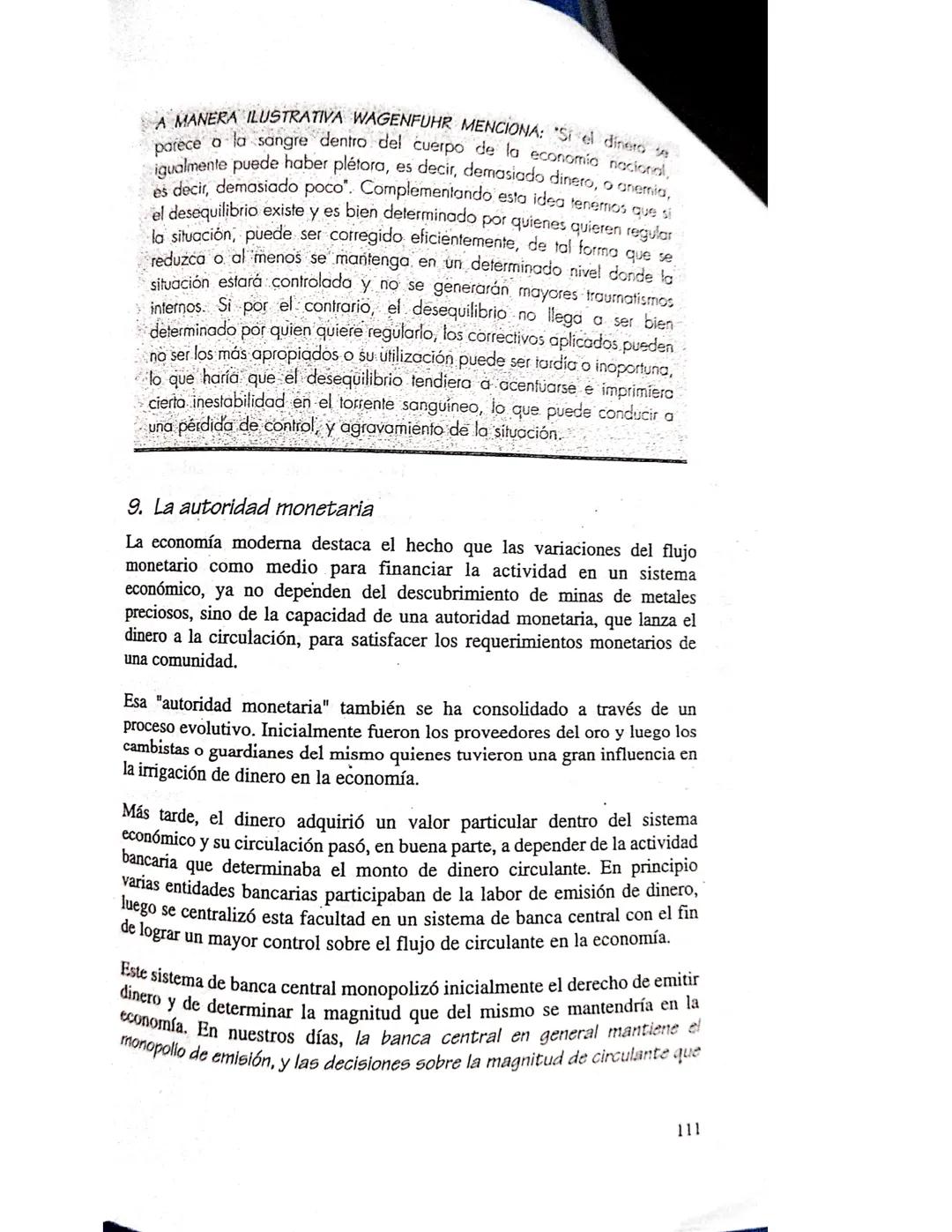 1 INTRODUCCION
El dinero es un elemento fundamental para el desarrollo de la actividad
económica. No se trata de un simple medio de cambio
