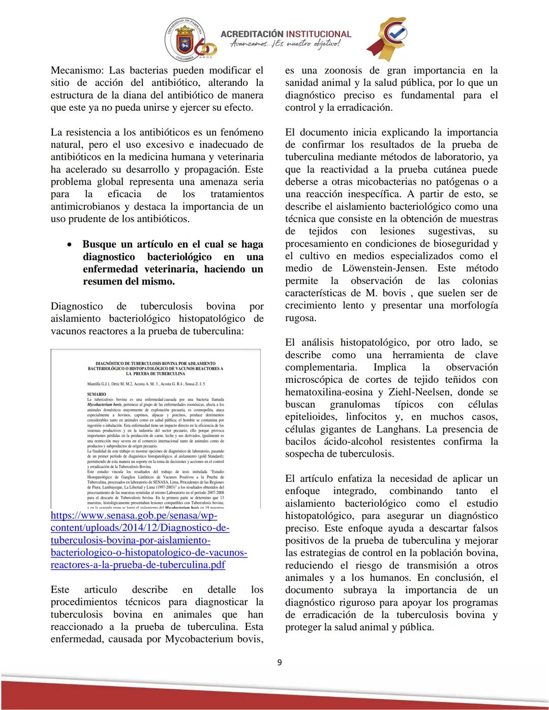 ACREDITACIÓN INSTITUCIONAL
Avanzamos... ¡Es nuestro objetivo!
Universidad De Pamplona
Facultad de Ciencias Agrarias
Departamento de Medicin