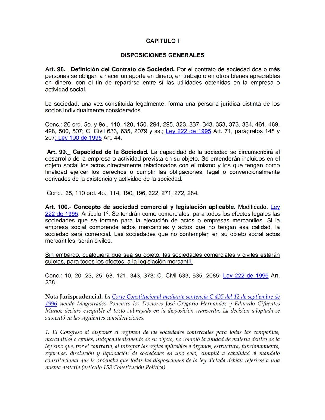 CODIGO DE COMERCIO DE COLOMBIA
Decreto 410 de 1971
LIBRO PRIMERO
Título Preliminar
Disposiciones Generales
Art. 10. Aplicabilidad de la Ley