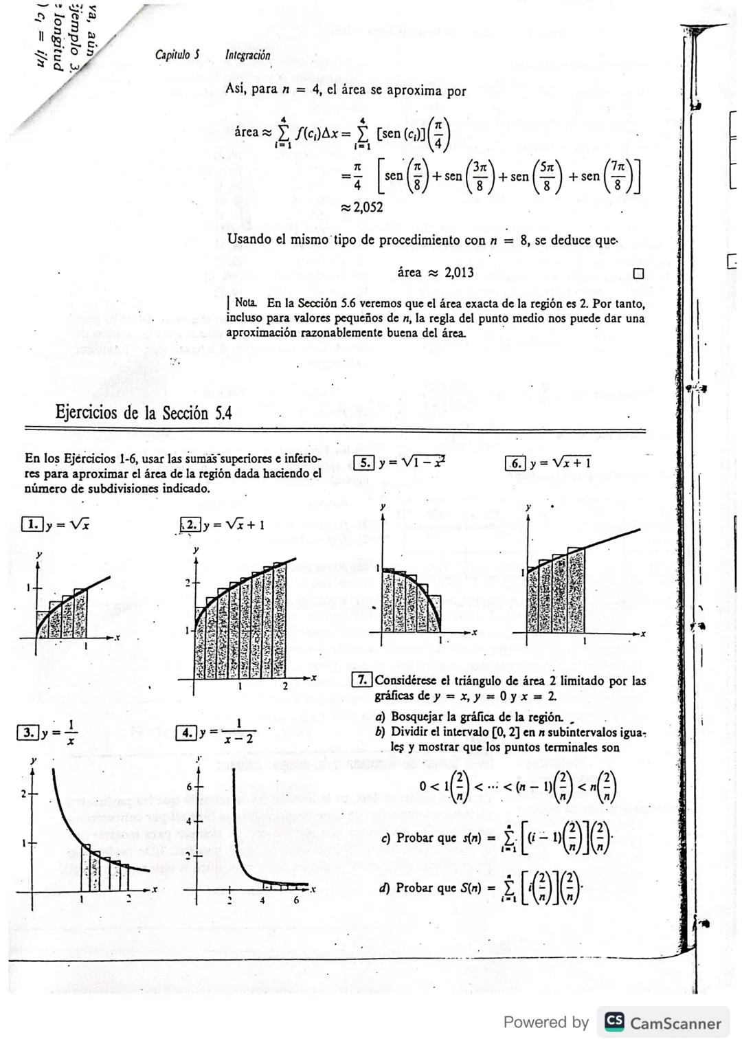--- OCR Start ---
Sección 53
Notación sigma y el limite de una secuencia
La suma de n términos \{a_{1},a_{2},a_{3},...,a_{n}\} se denota por