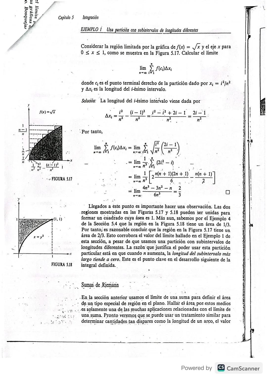 --- OCR Start ---
Sección 53
Notación sigma y el limite de una secuencia
La suma de n términos \{a_{1},a_{2},a_{3},...,a_{n}\} se denota por