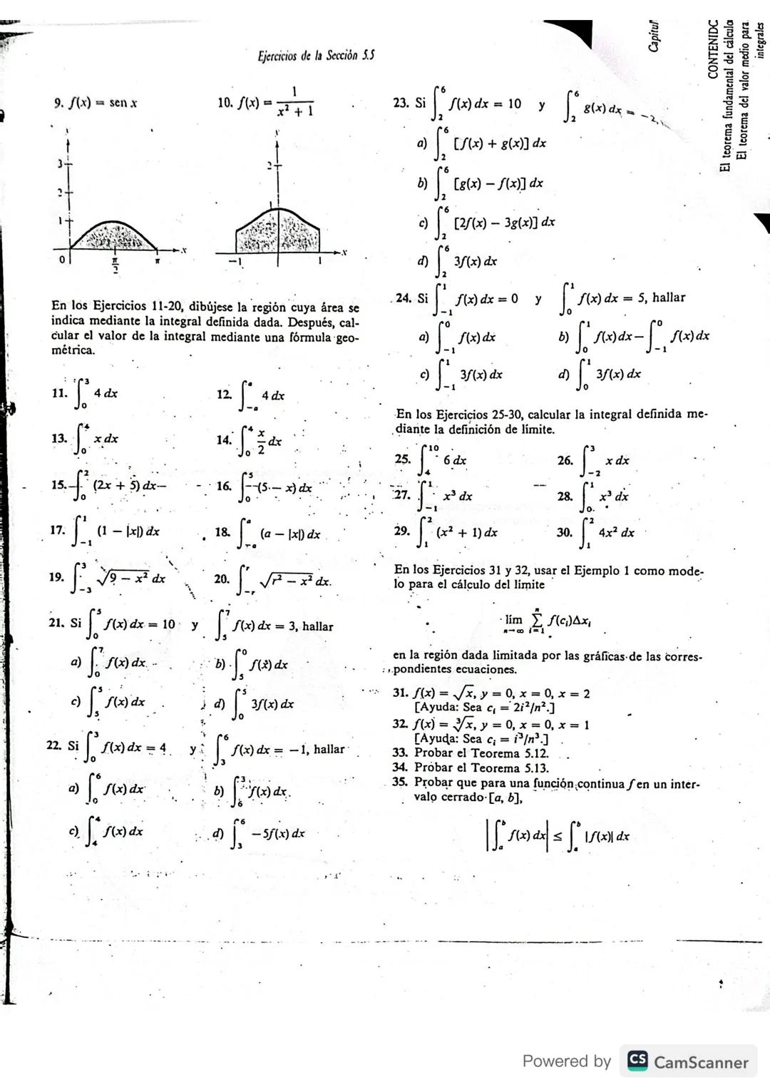 --- OCR Start ---
Sección 53
Notación sigma y el limite de una secuencia
La suma de n términos \{a_{1},a_{2},a_{3},...,a_{n}\} se denota por
