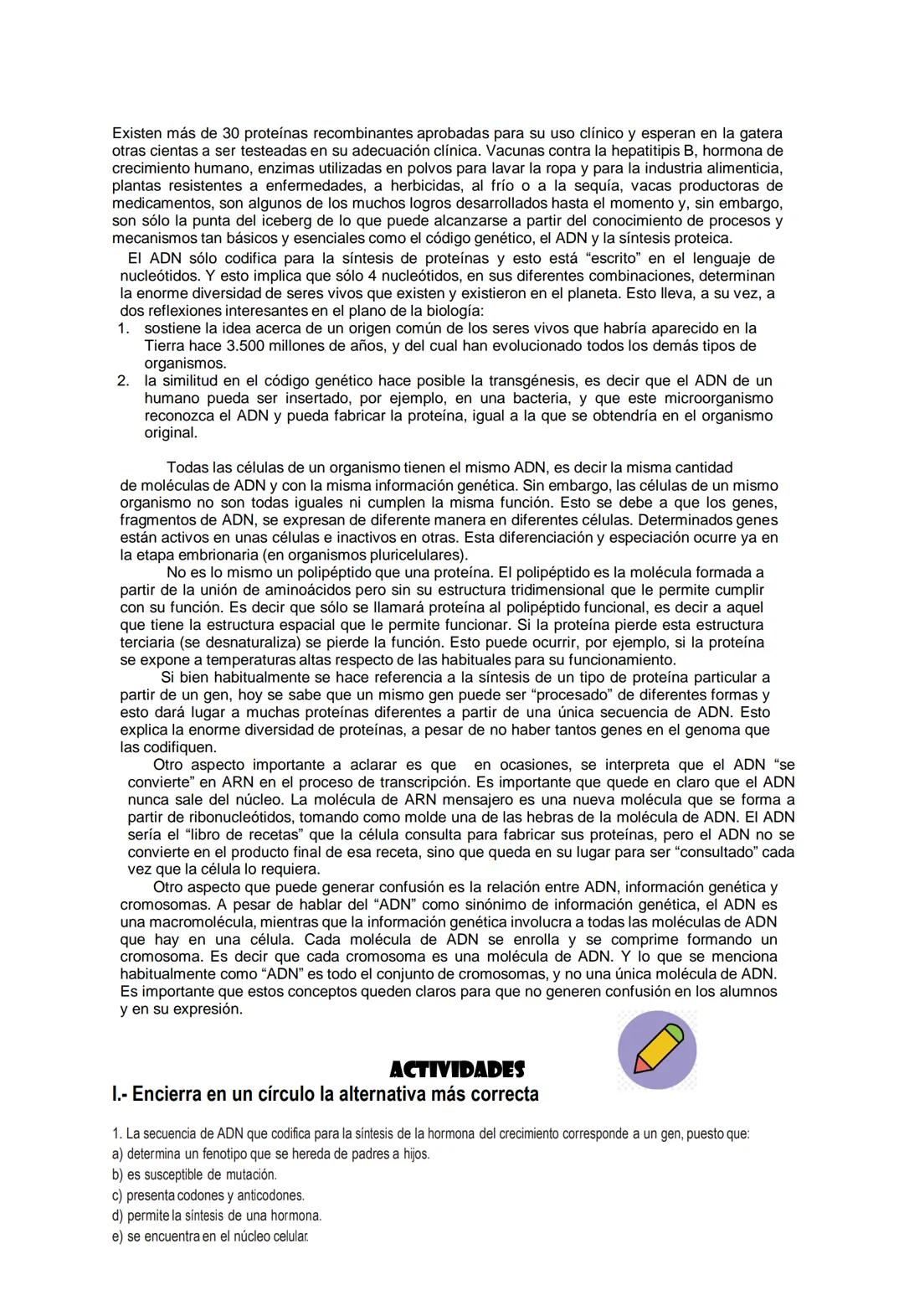 --- OCR Start ---
GIO CONCEPCIO
GUIA DE APRENDIZAJE N° 5: Expresión y Manipulación del Material Genético
Departamento de Ciencias / Prof. In