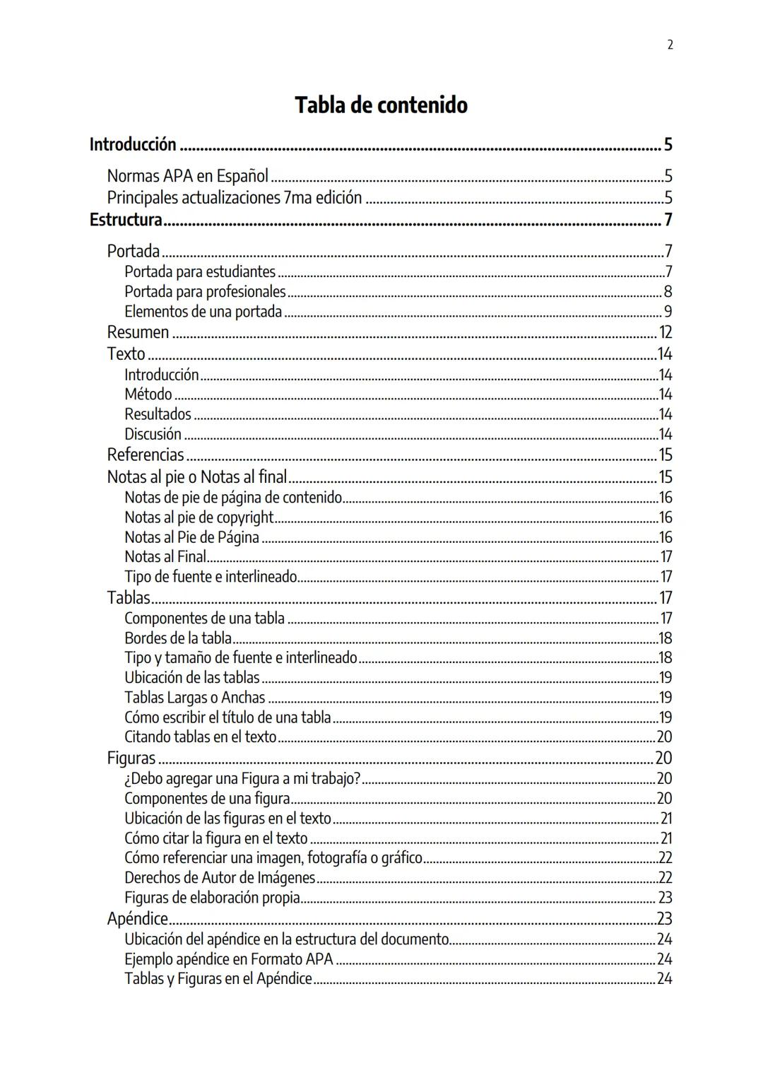 # Guía Normas APA
7a edición
Elaborado con el contenido de
https://normas-apa.org/ 2
Tabla de contenido
Introducción
...................