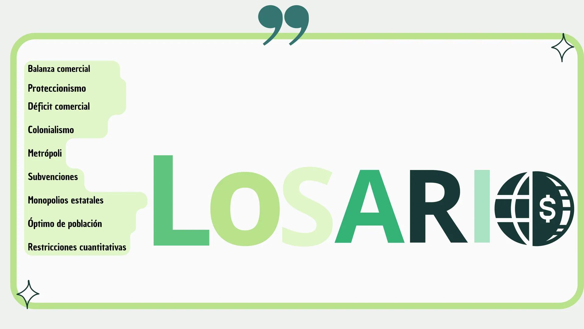 # Escuela
# MERCANTILISTA
Arrieta Laura, Barrios Valerie, Pérez Ashley, Pérez Giselle. # ÍNDICE
01. Introducción
02. Contexto histórico
0