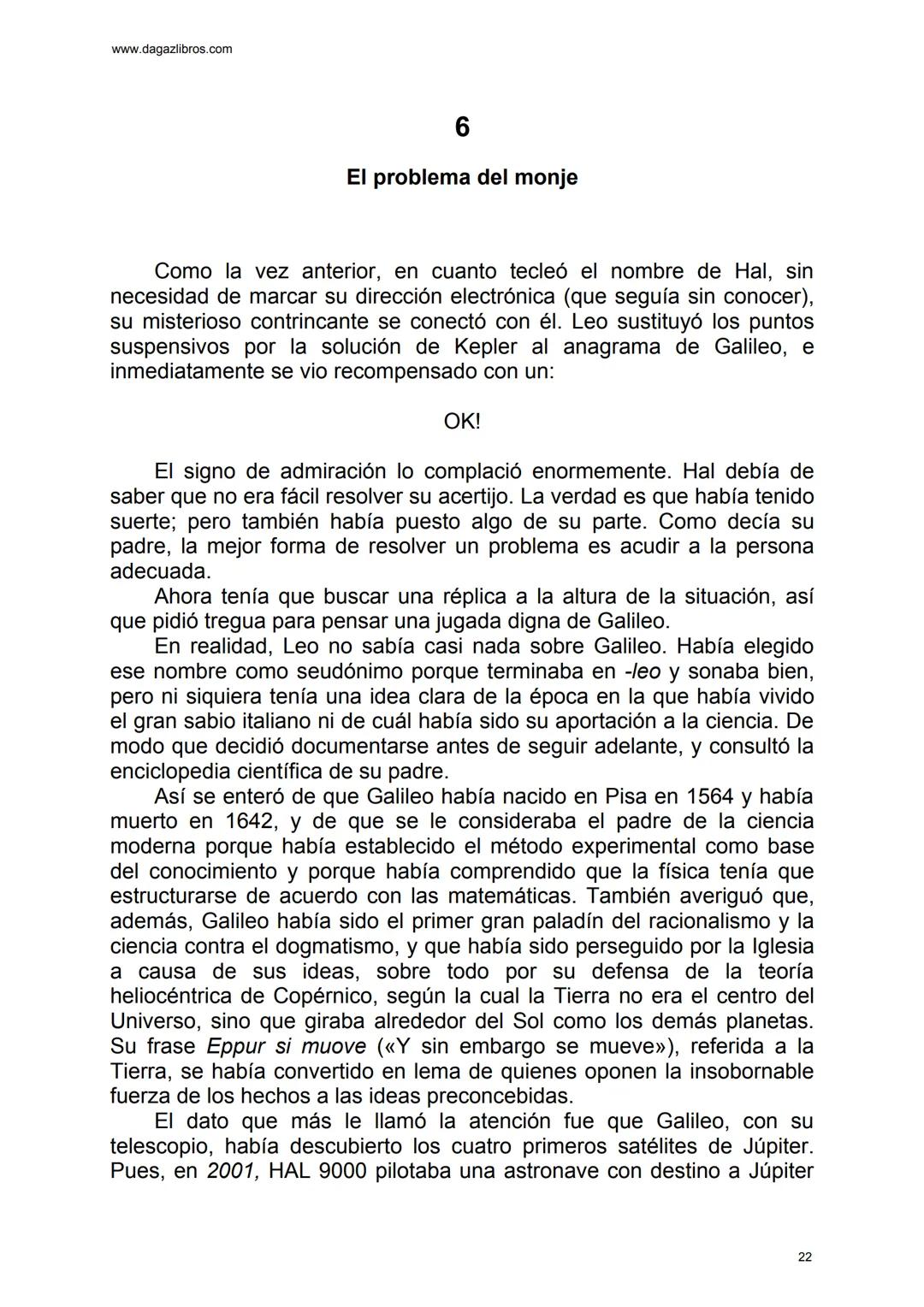 # EL GRAN JUEGO
Carlo Frabetti www.dagazlibros.com
1
Jugar a jugar
Todo empezó con un error al teclear, o más bien un despiste. Leo
habí