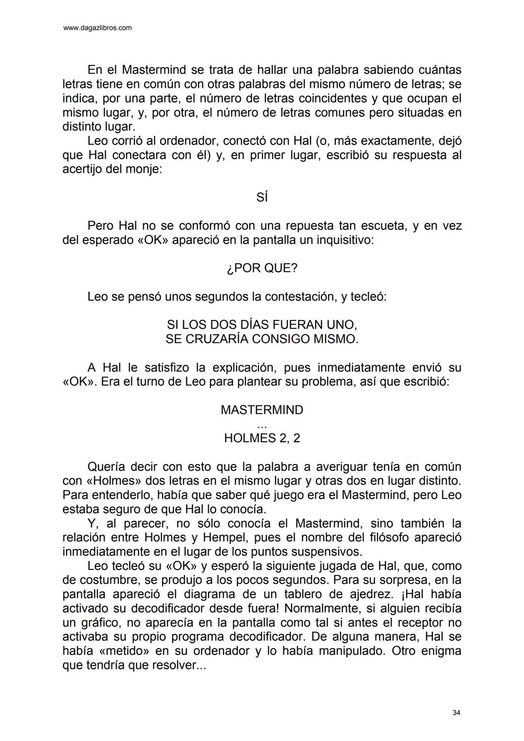 # EL GRAN JUEGO
Carlo Frabetti www.dagazlibros.com
1
Jugar a jugar
Todo empezó con un error al teclear, o más bien un despiste. Leo
habí