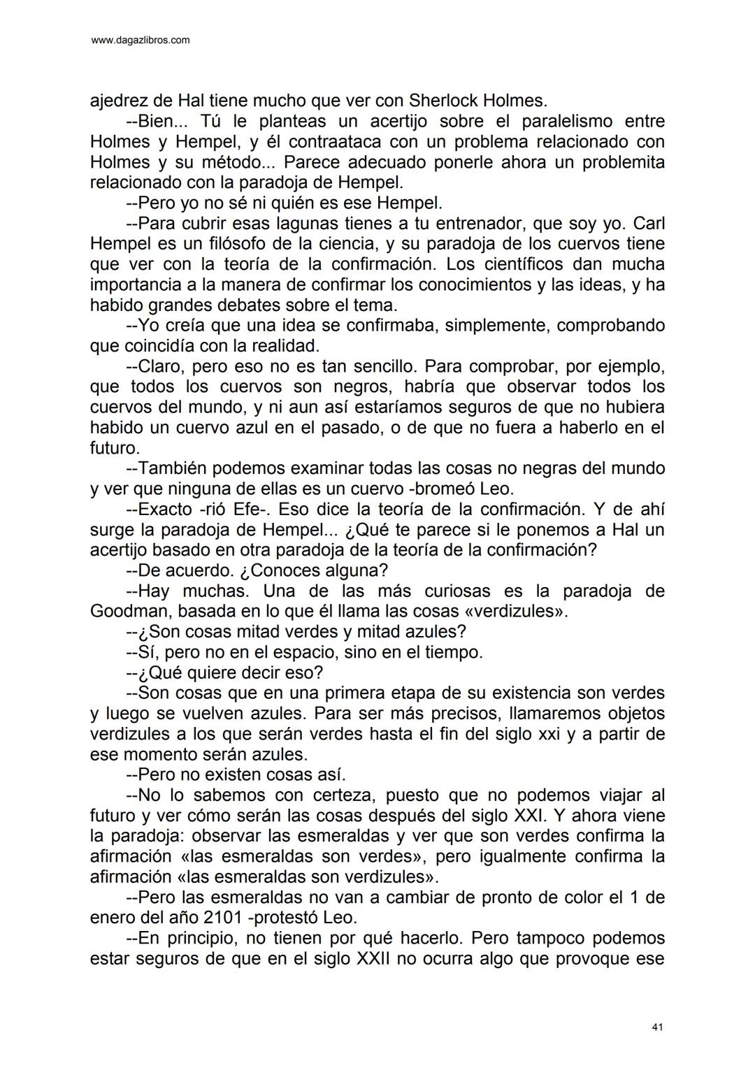 # EL GRAN JUEGO
Carlo Frabetti www.dagazlibros.com
1
Jugar a jugar
Todo empezó con un error al teclear, o más bien un despiste. Leo
habí