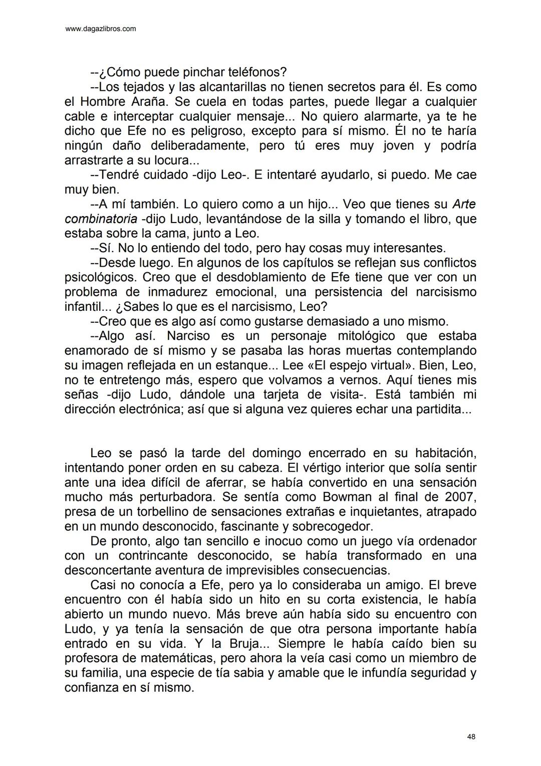 # EL GRAN JUEGO
Carlo Frabetti www.dagazlibros.com
1
Jugar a jugar
Todo empezó con un error al teclear, o más bien un despiste. Leo
habí