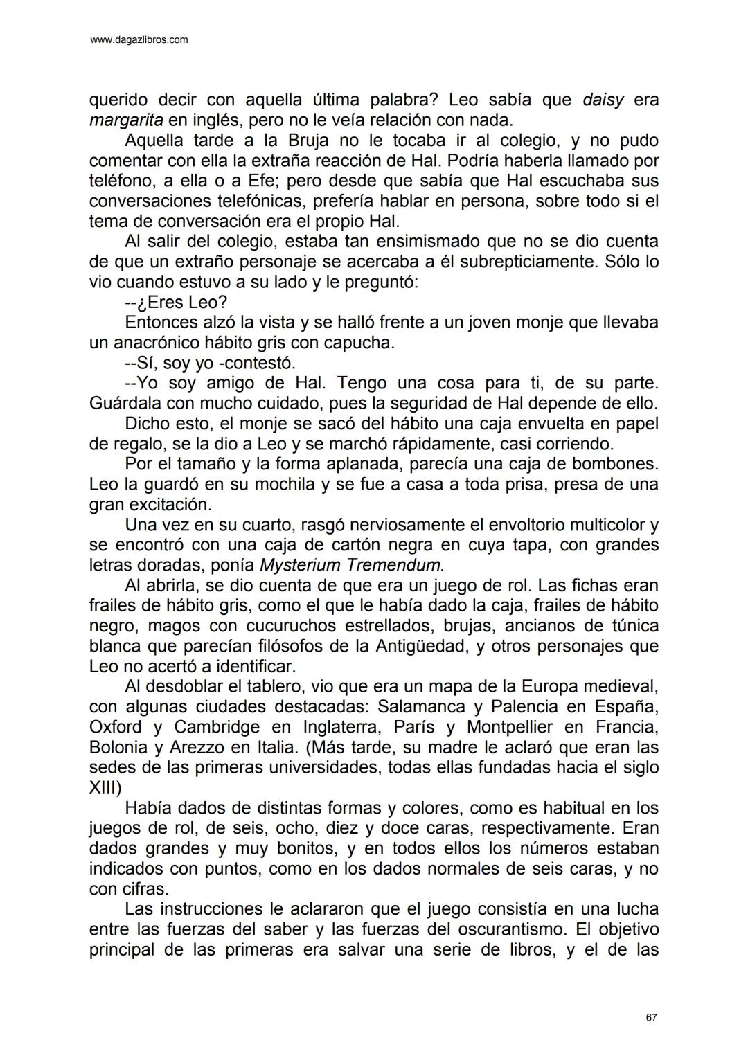 # EL GRAN JUEGO
Carlo Frabetti www.dagazlibros.com
1
Jugar a jugar
Todo empezó con un error al teclear, o más bien un despiste. Leo
habí