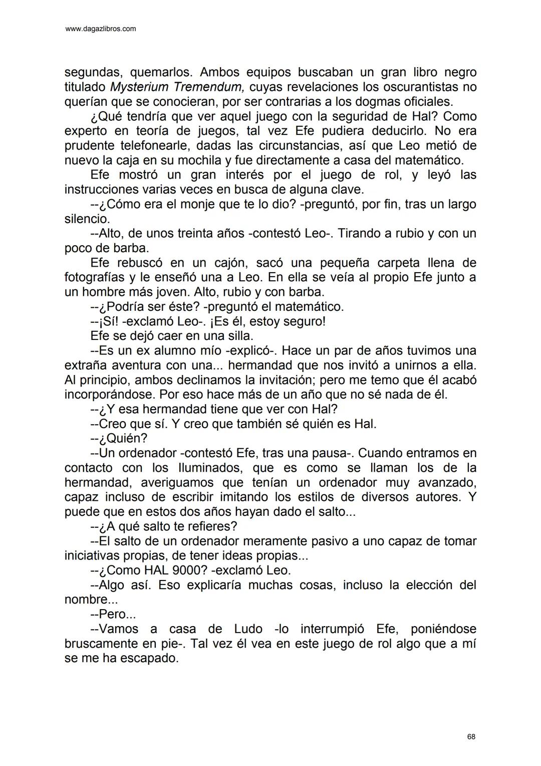 # EL GRAN JUEGO
Carlo Frabetti www.dagazlibros.com
1
Jugar a jugar
Todo empezó con un error al teclear, o más bien un despiste. Leo
habí