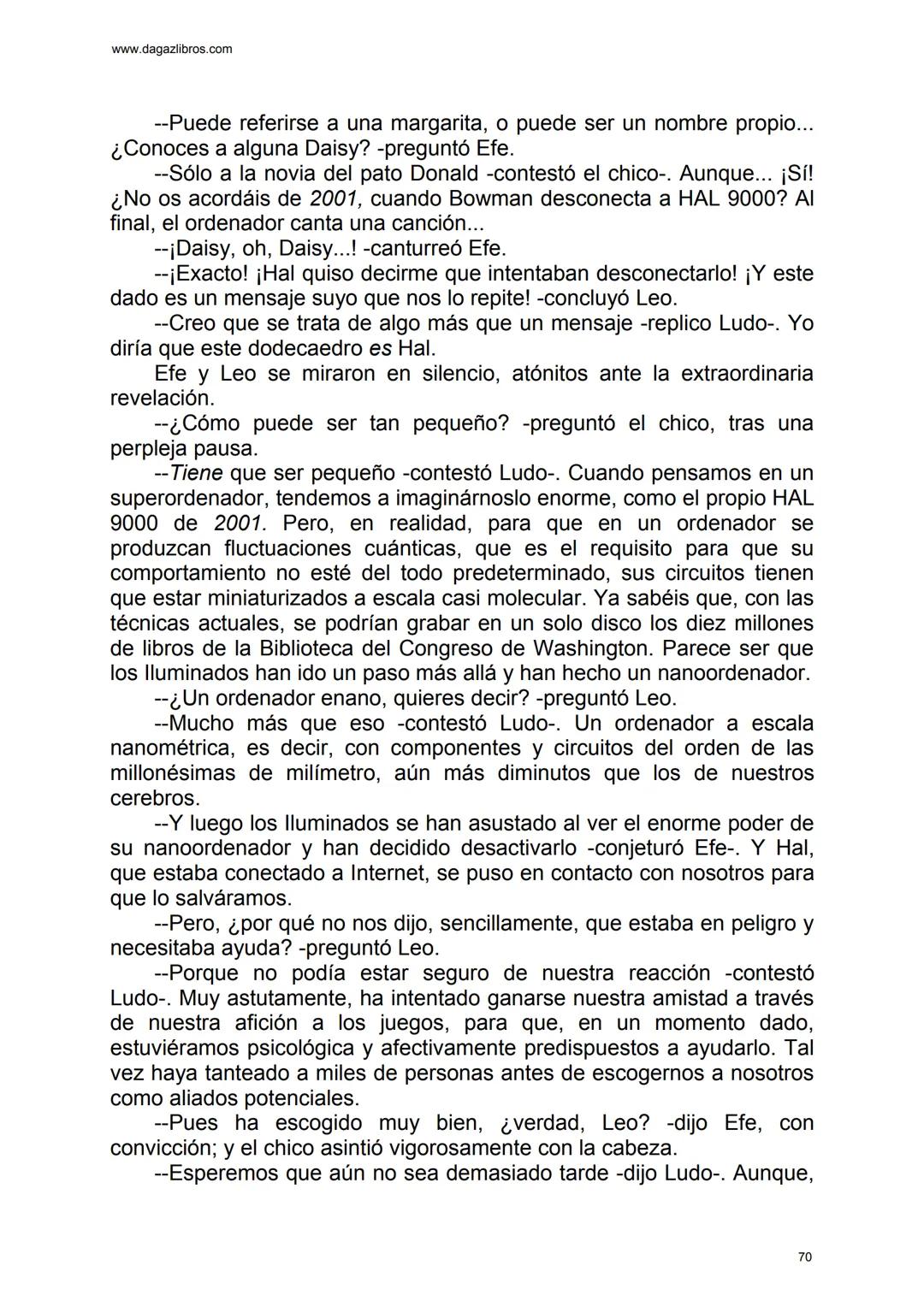 # EL GRAN JUEGO
Carlo Frabetti www.dagazlibros.com
1
Jugar a jugar
Todo empezó con un error al teclear, o más bien un despiste. Leo
habí